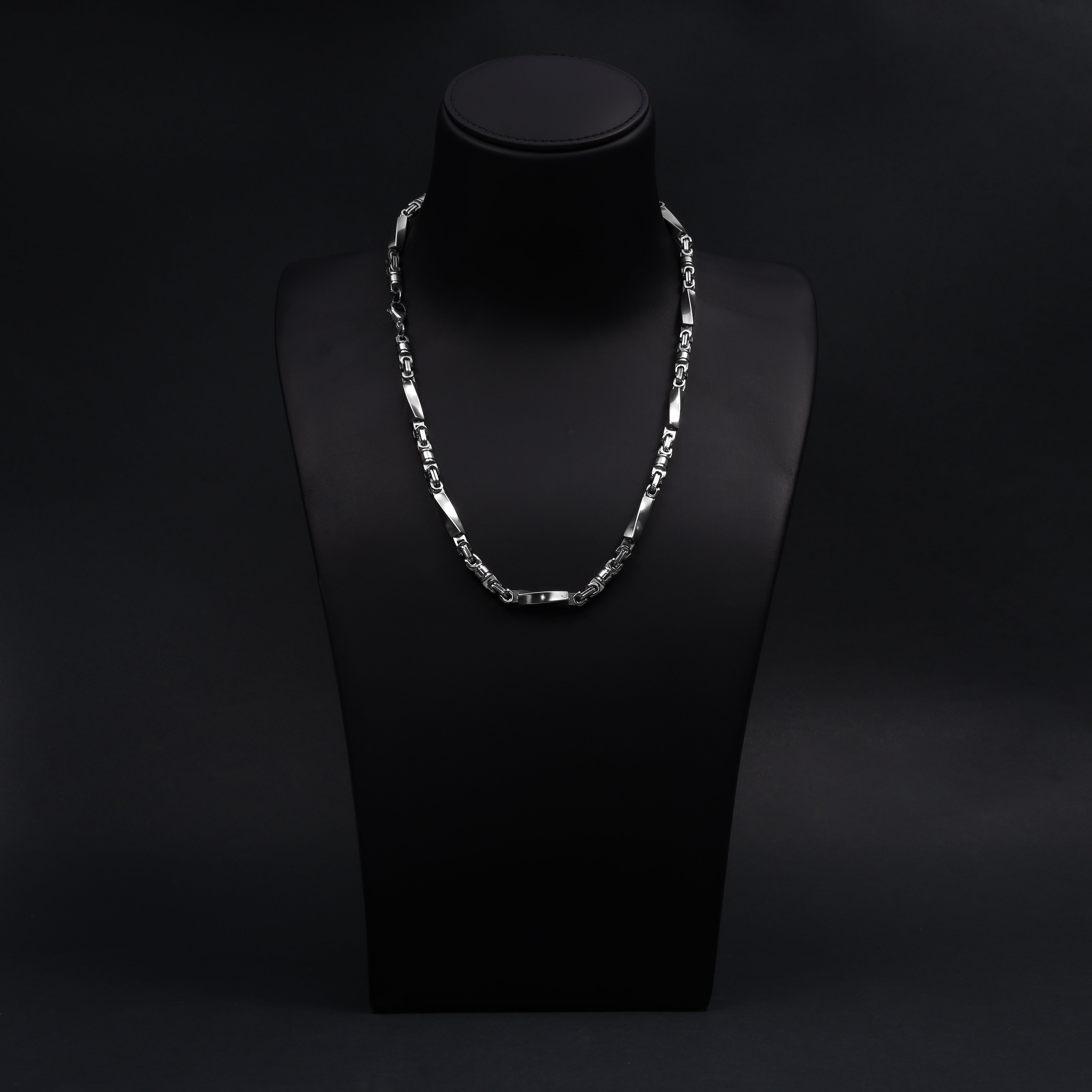 6mm king chain + Montecarlo chain 60cm made of stainless steel 