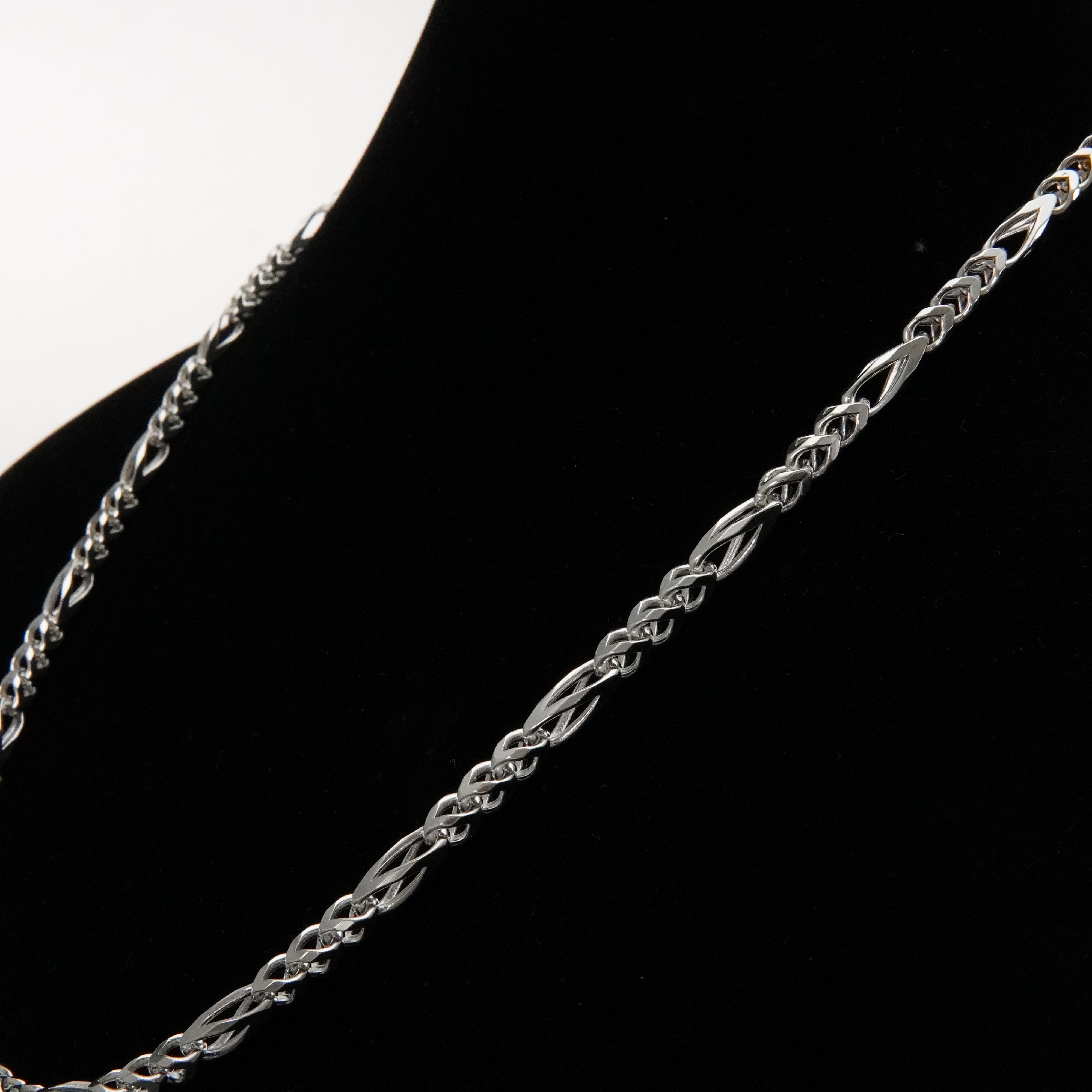 Figarokette Franco Chain 5,4mm / 70cm Einzelstück 925 Silber