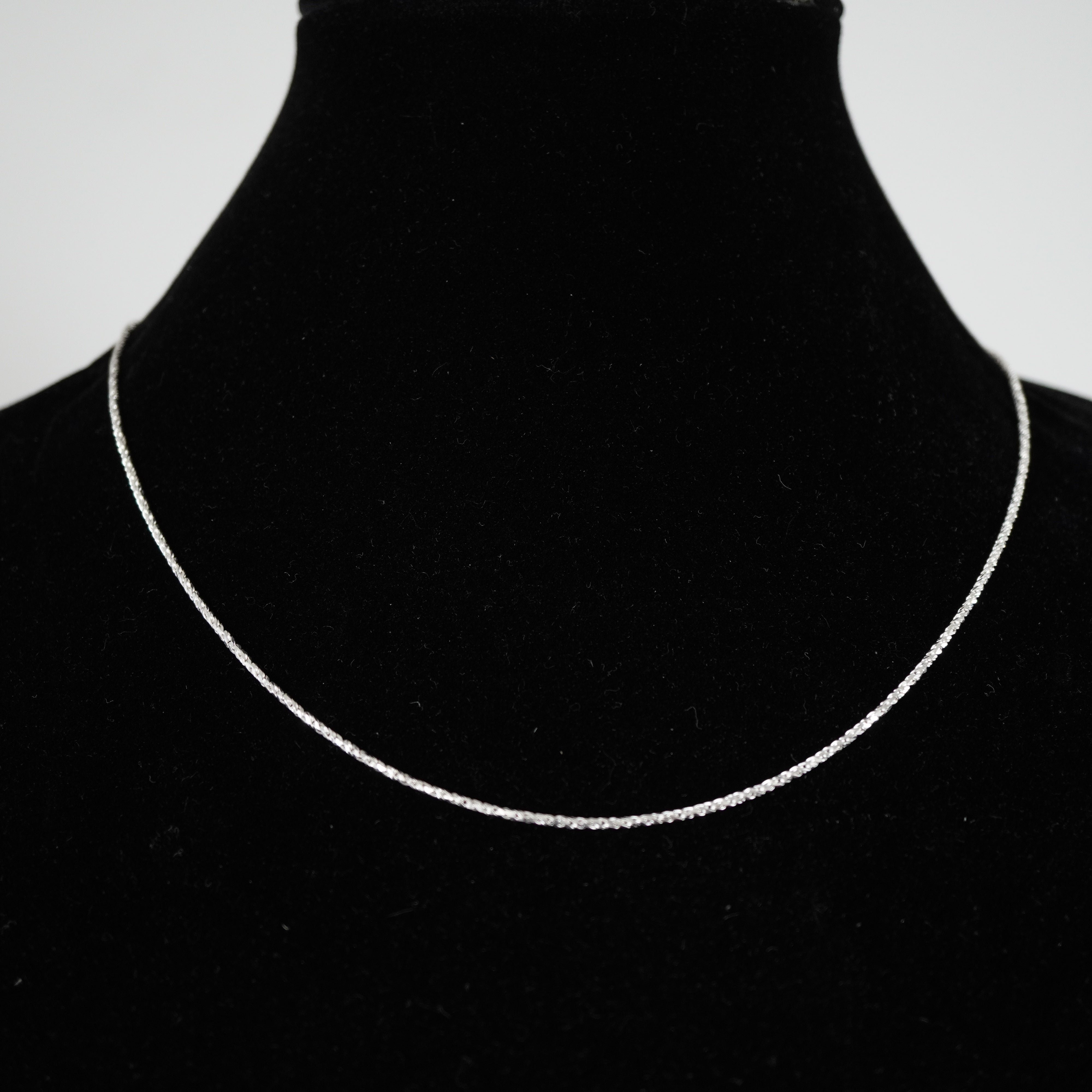 1,7mm Kordelkette Ropechain aus 925 Sterlingsilber