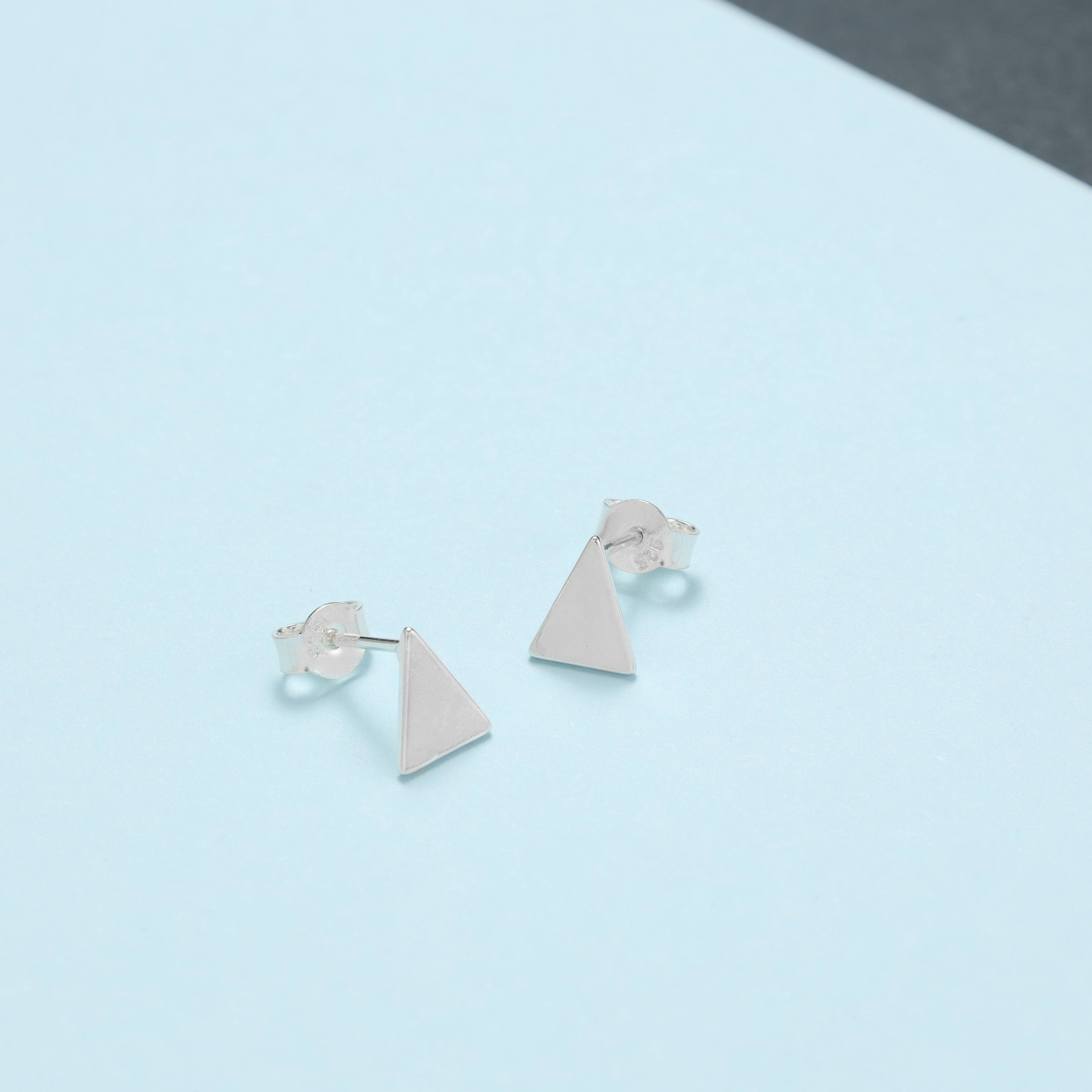 Damen Ohrringe Triangle aus 925 Sterlingsilber - Taipan Schmuck