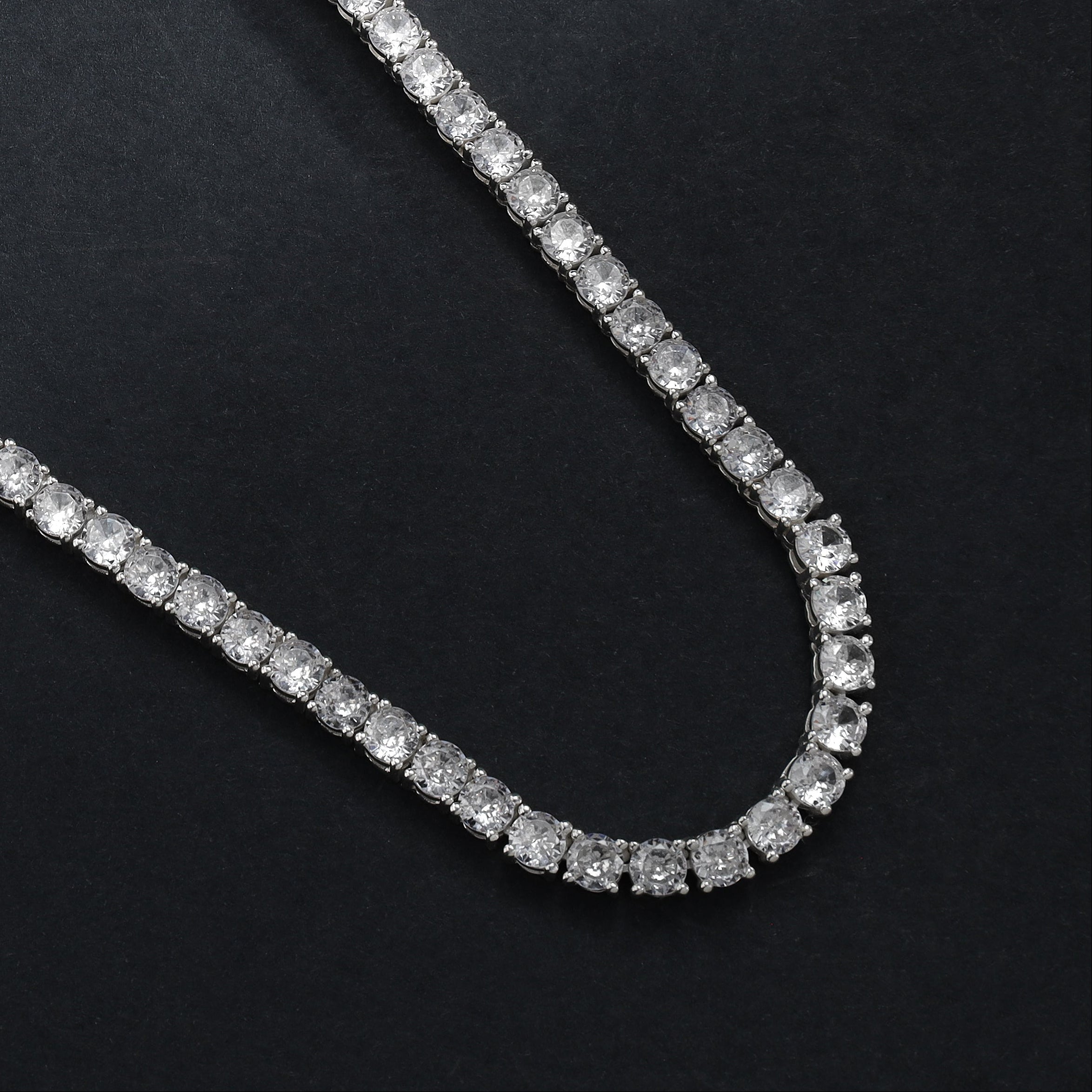 4mm Tennis Chain Kette VVS - 925 Silber - Taipan Schmuck