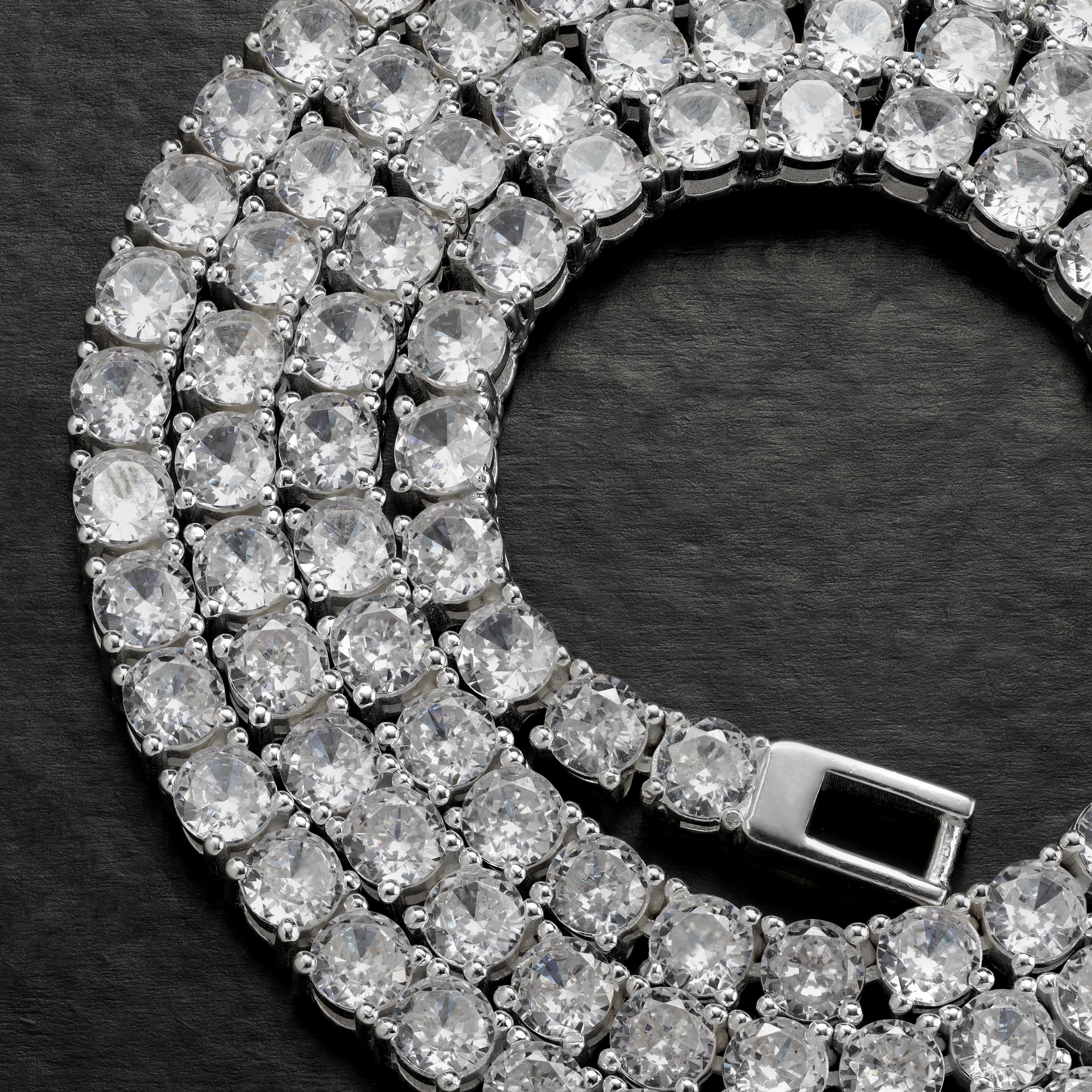 DIAMOND TENNIS NECKLACE 3MM – Sestra Jewelry