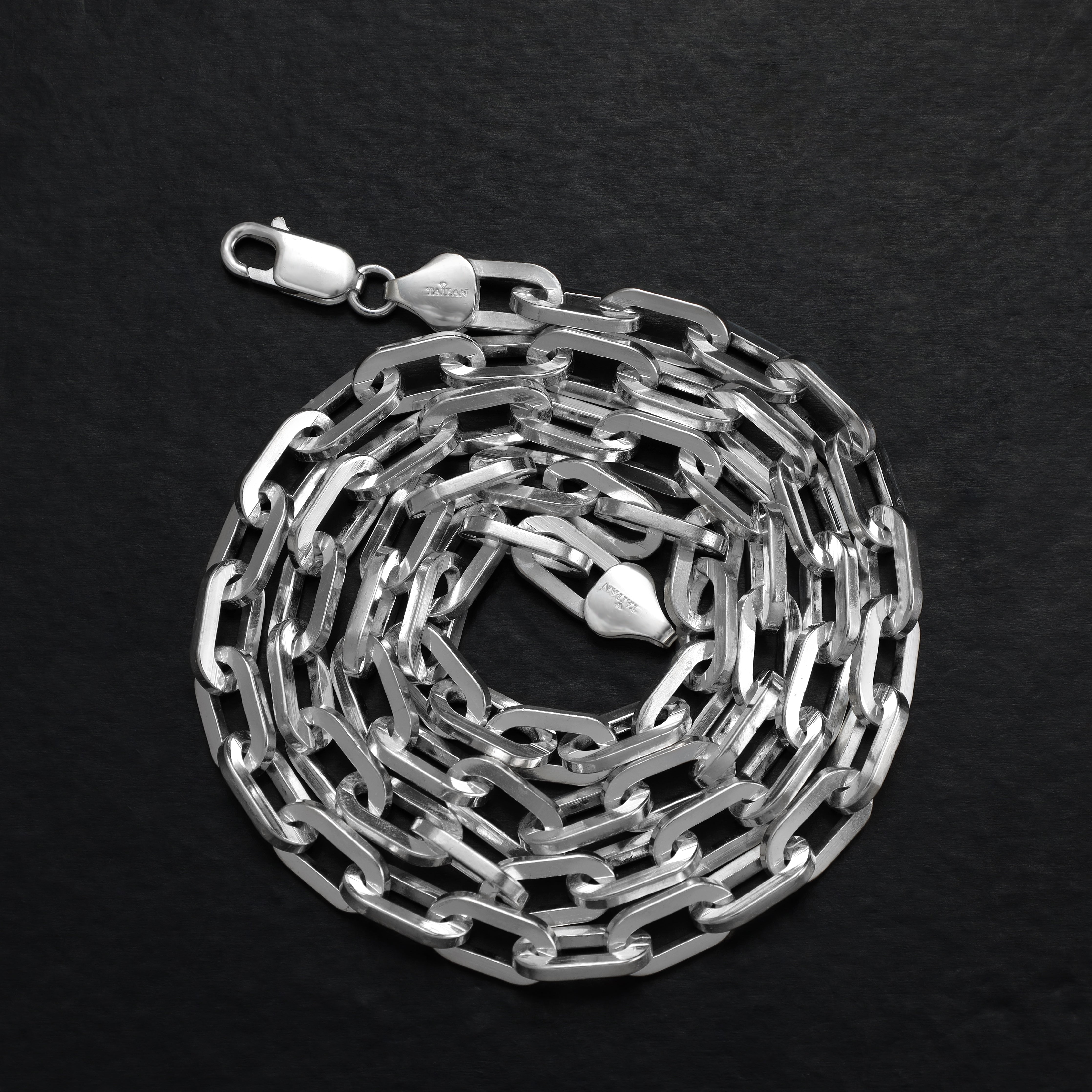 6mm Bronx Kette aus 925 Sterling Silber - Taipan Schmuck