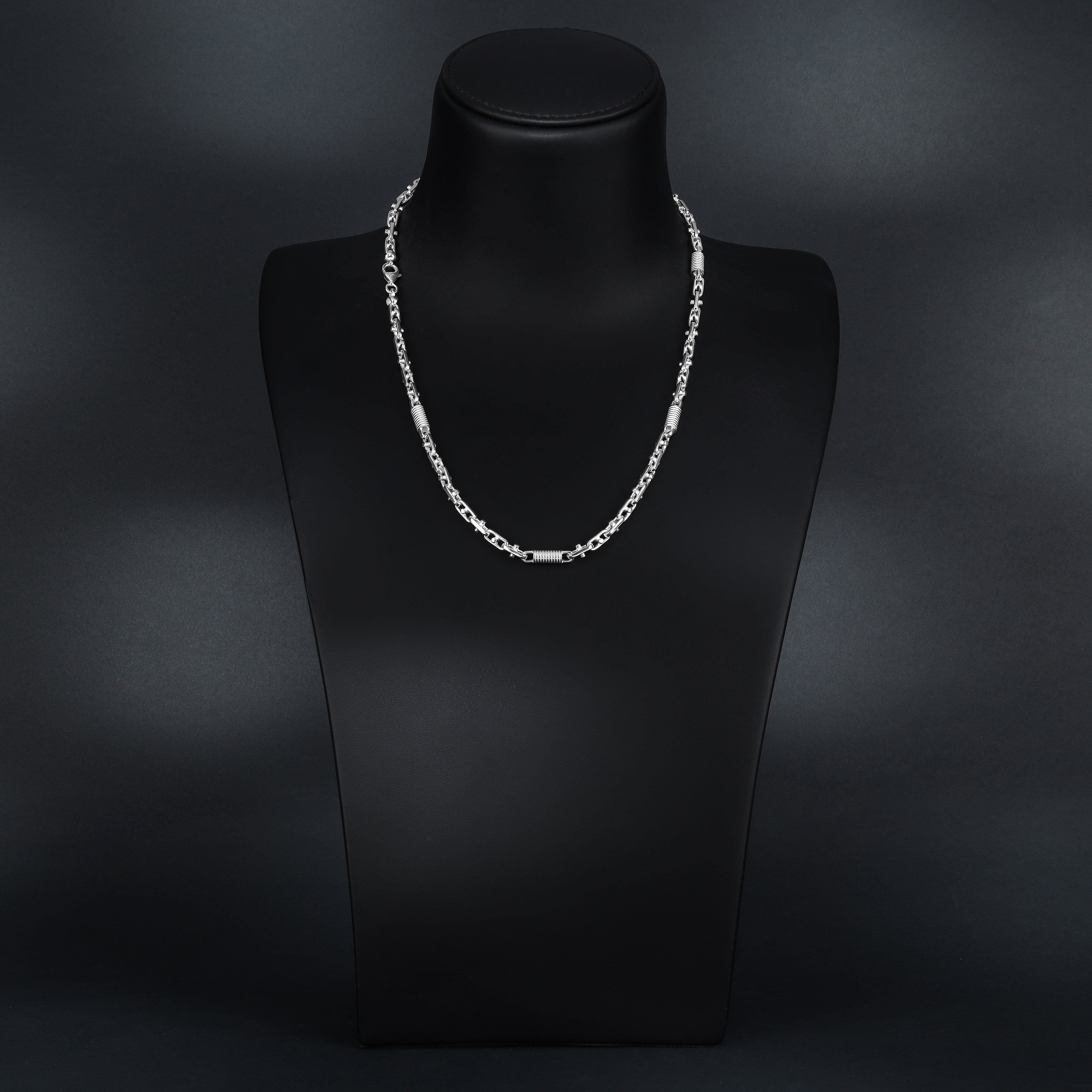 Set - 5mm Montecarlo chain + bracelet made of 925 silver