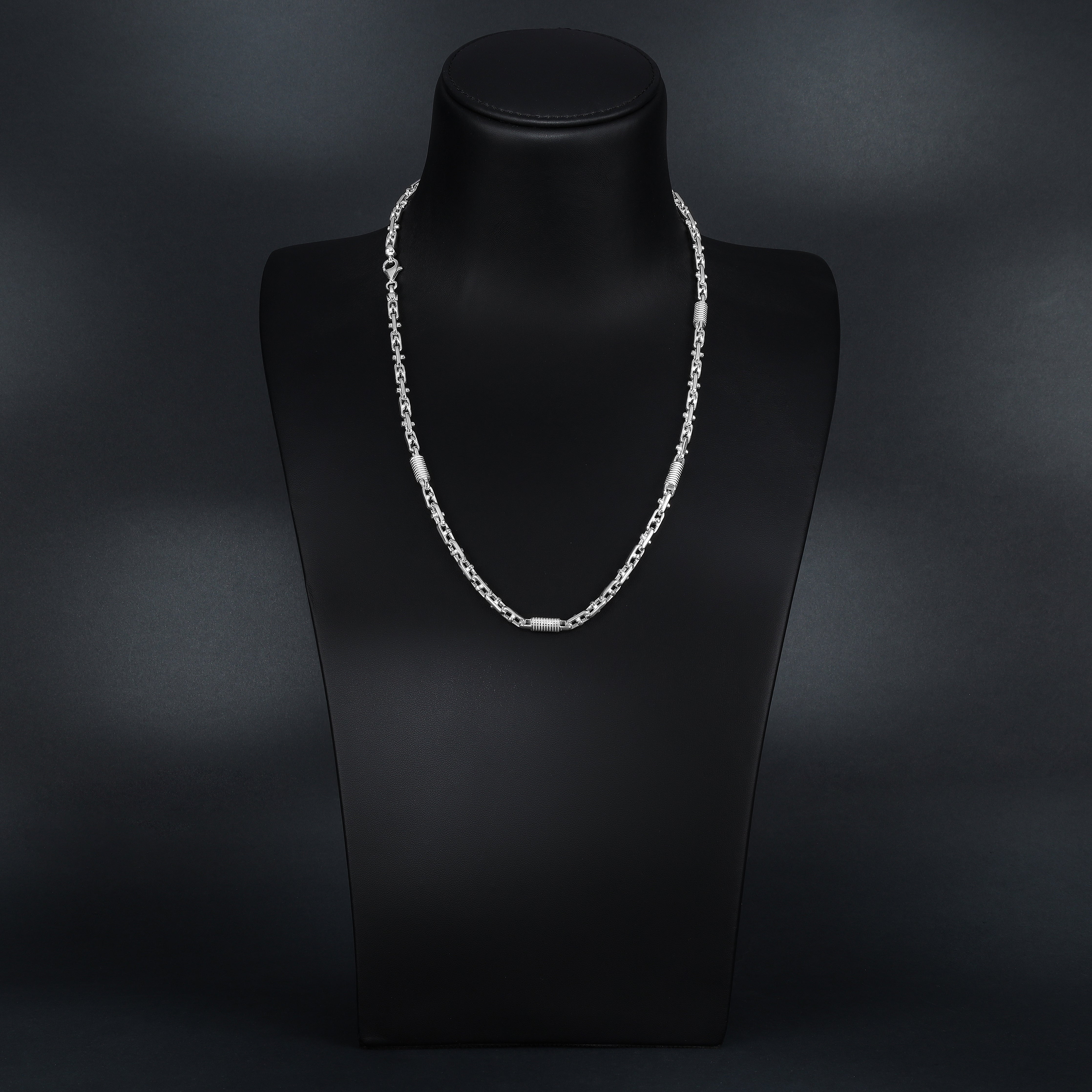 Set - 5mm Montecarlo chain made of 925 Sterling silver + Free bracelet