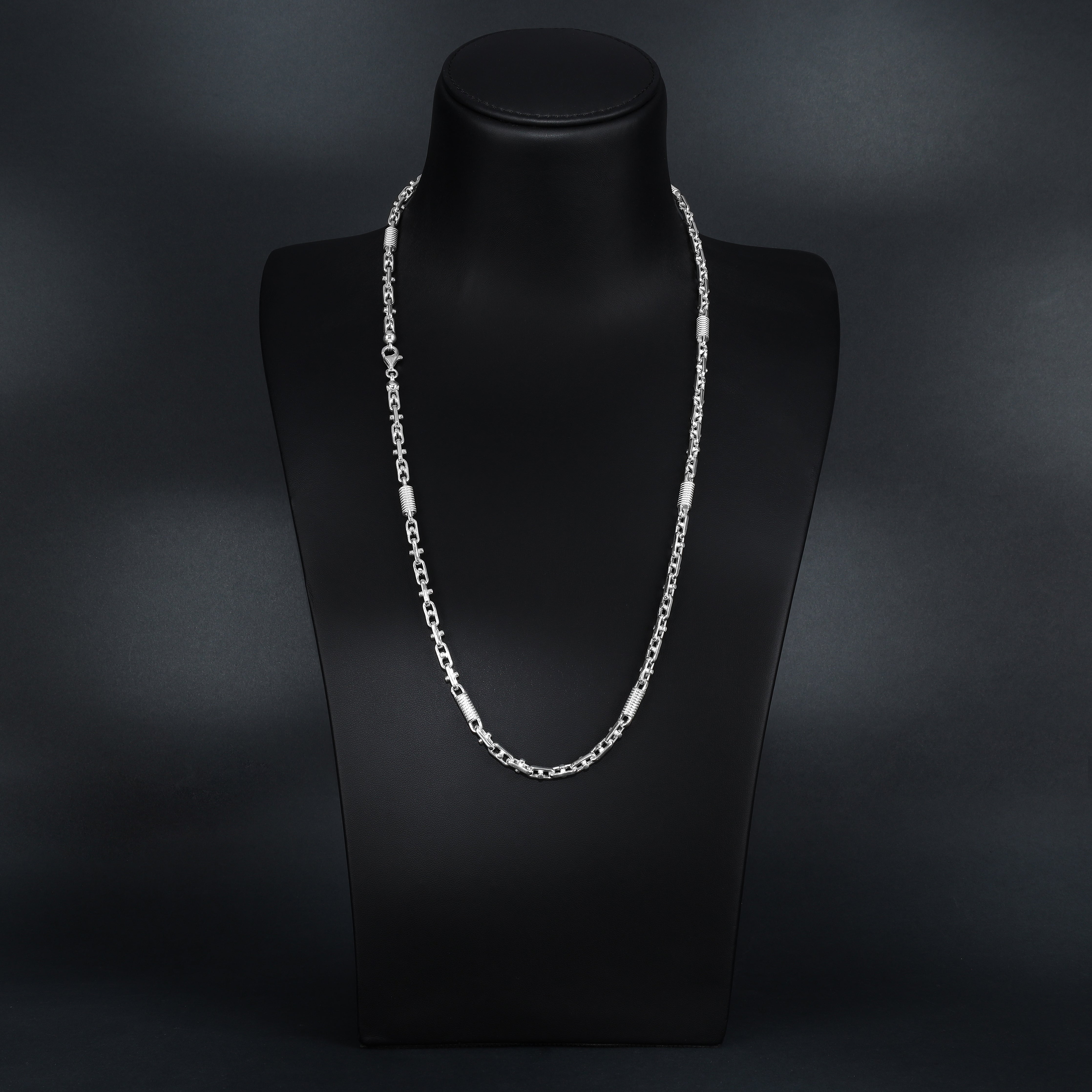 Set - 5mm Montecarlo chain + bracelet made of 925 silver