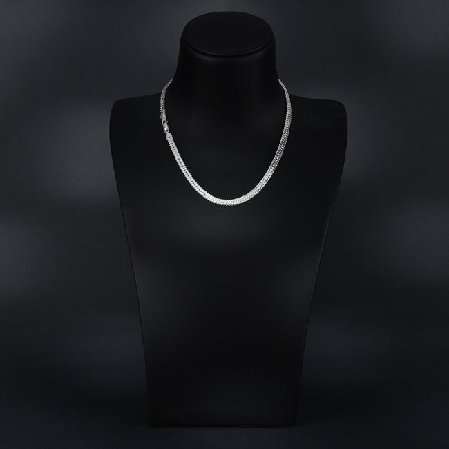 6. Bild von Doppel Franco Chain 6mm 925 Sterling Silber