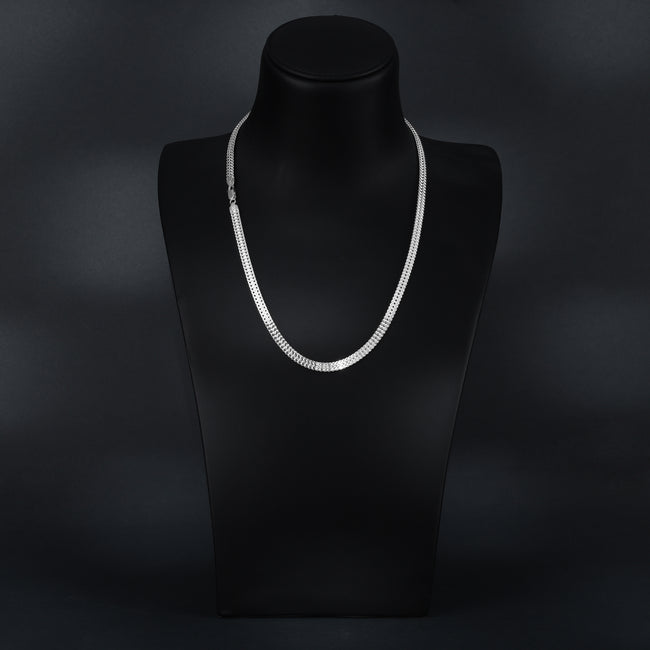 8. Bild von Doppel Franco Chain 6mm 925 Sterling Silber