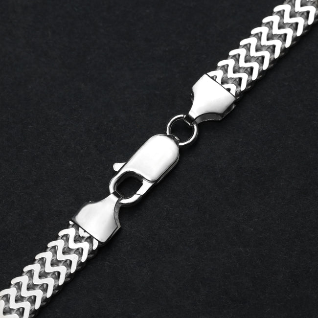 4. Bild von Doppel Franco Chain 6mm 925 Sterling Silber