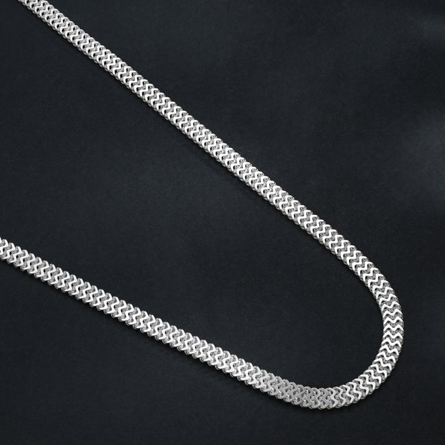 3. Bild von Doppel Franco Chain 6mm 925 Sterling Silber