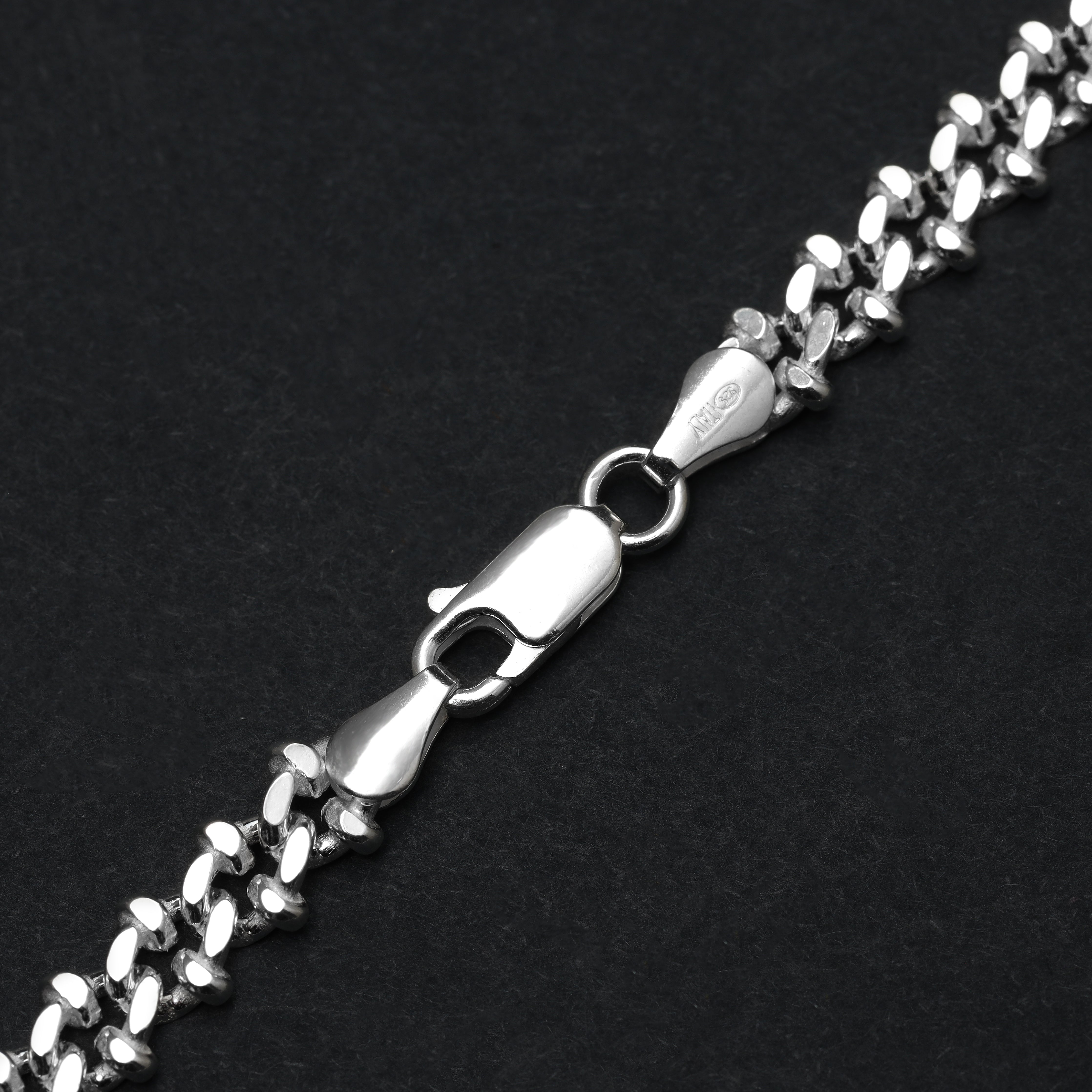 Panzerkette 6mm aus 925 Sterling Silber - Taipan Schmuck