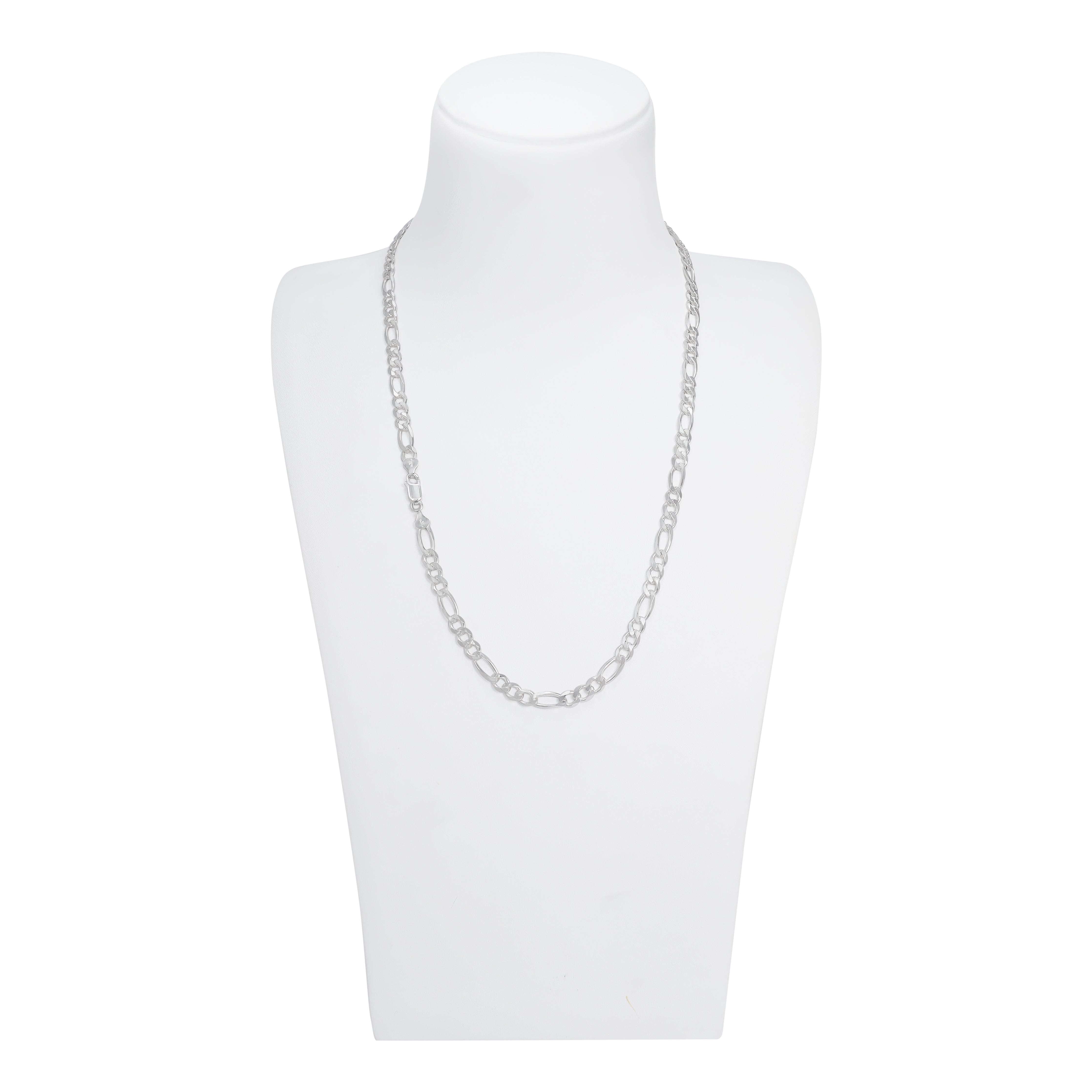 6mm Figaro Kette aus 925 Sterlingsilber