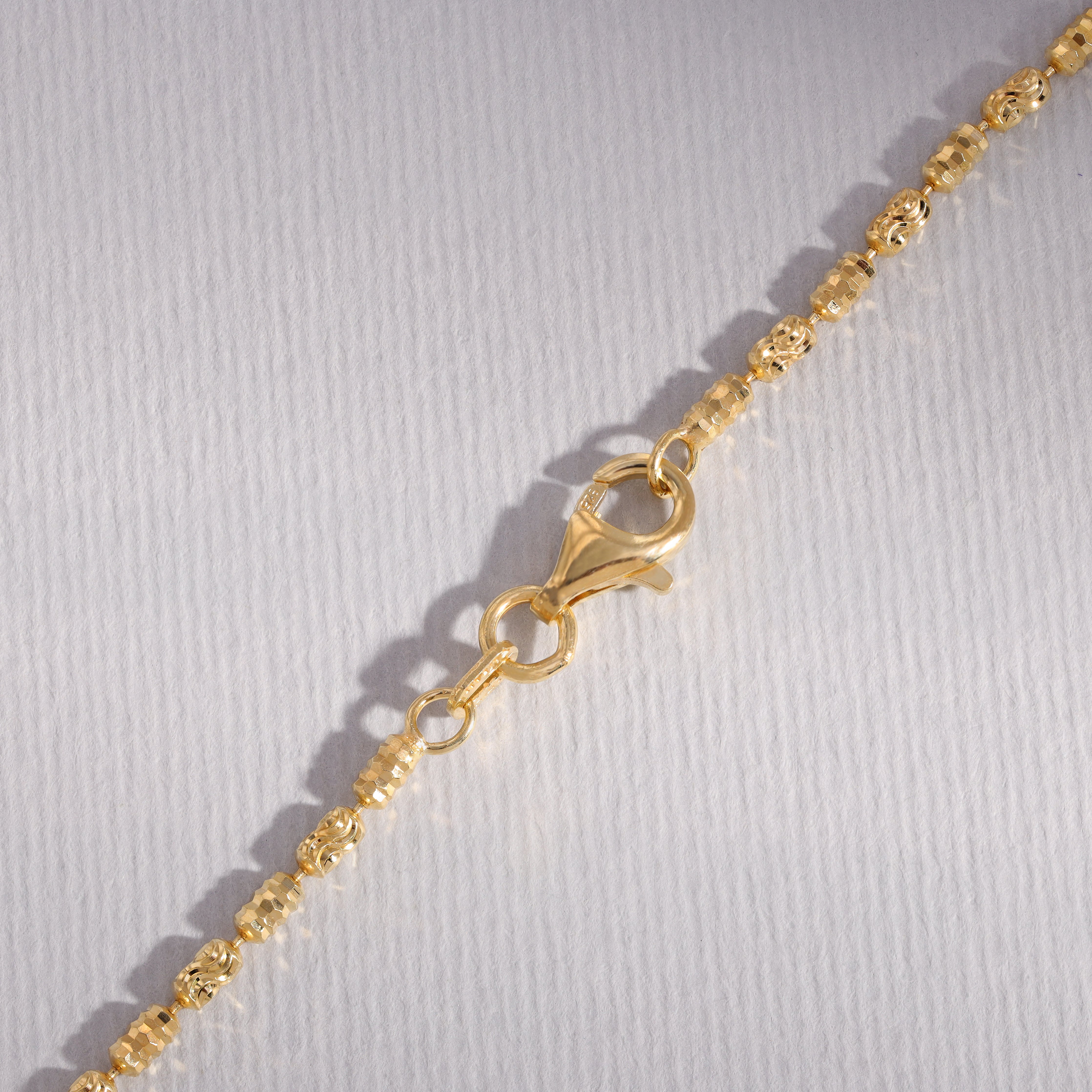 5mm Plate Chain Movable Stirrup Chain Bracelet - 925 Silver