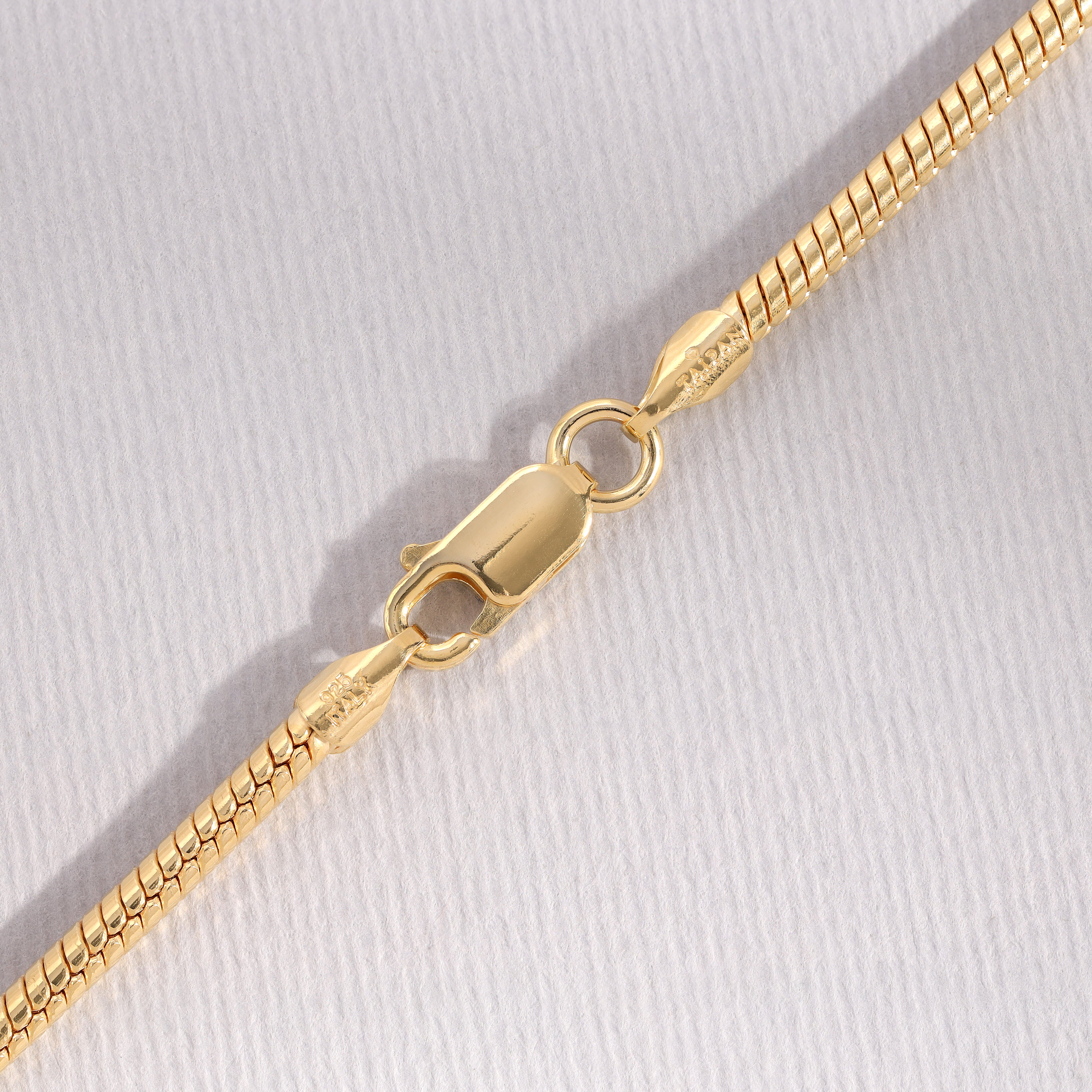 5mm Plate Chain Movable Stirrup Chain Bracelet - 925 Silver