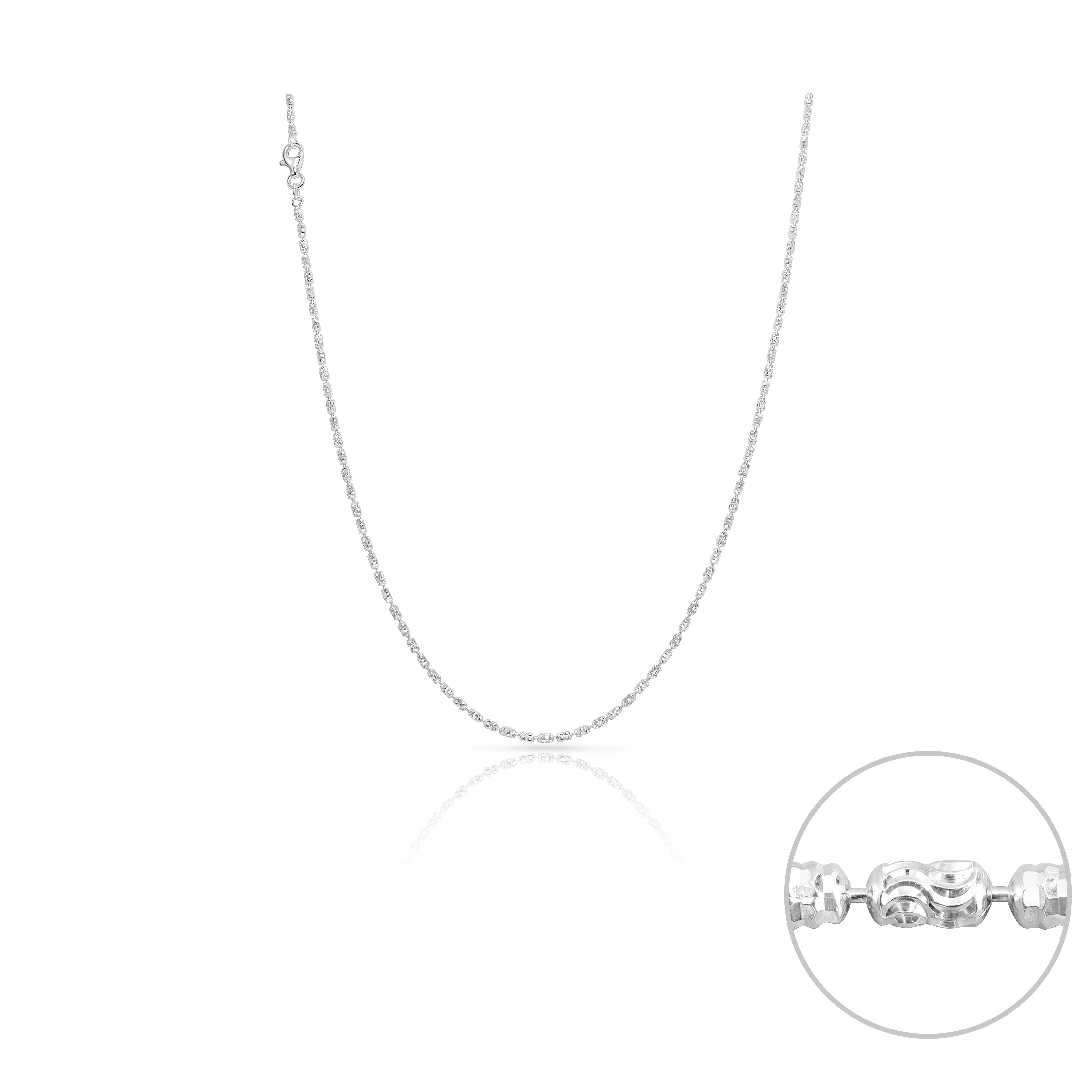 2mm 60cm Vegas Chain Kette 925 Silber