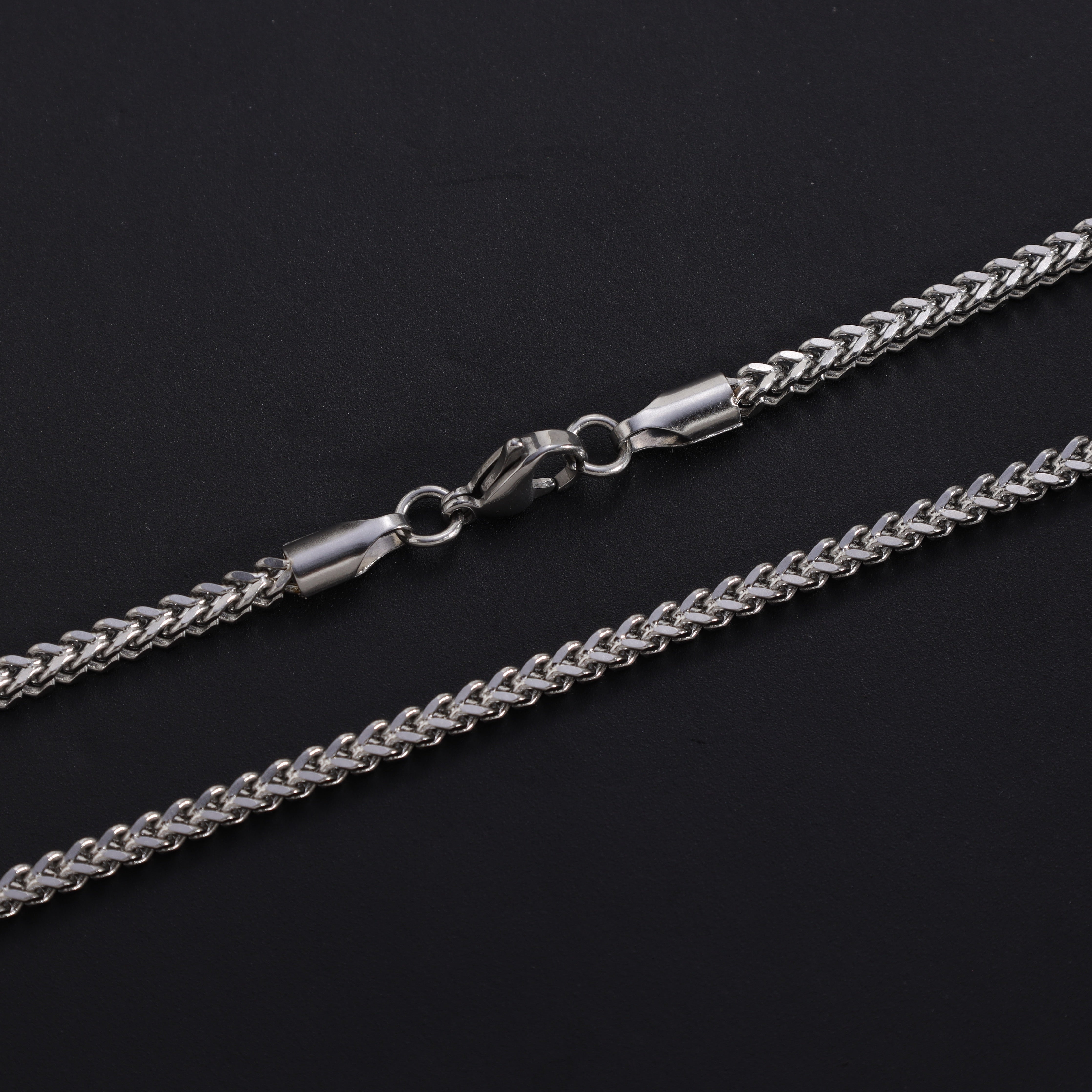 Franco Chain 2.5mm wide made of stainless steel 