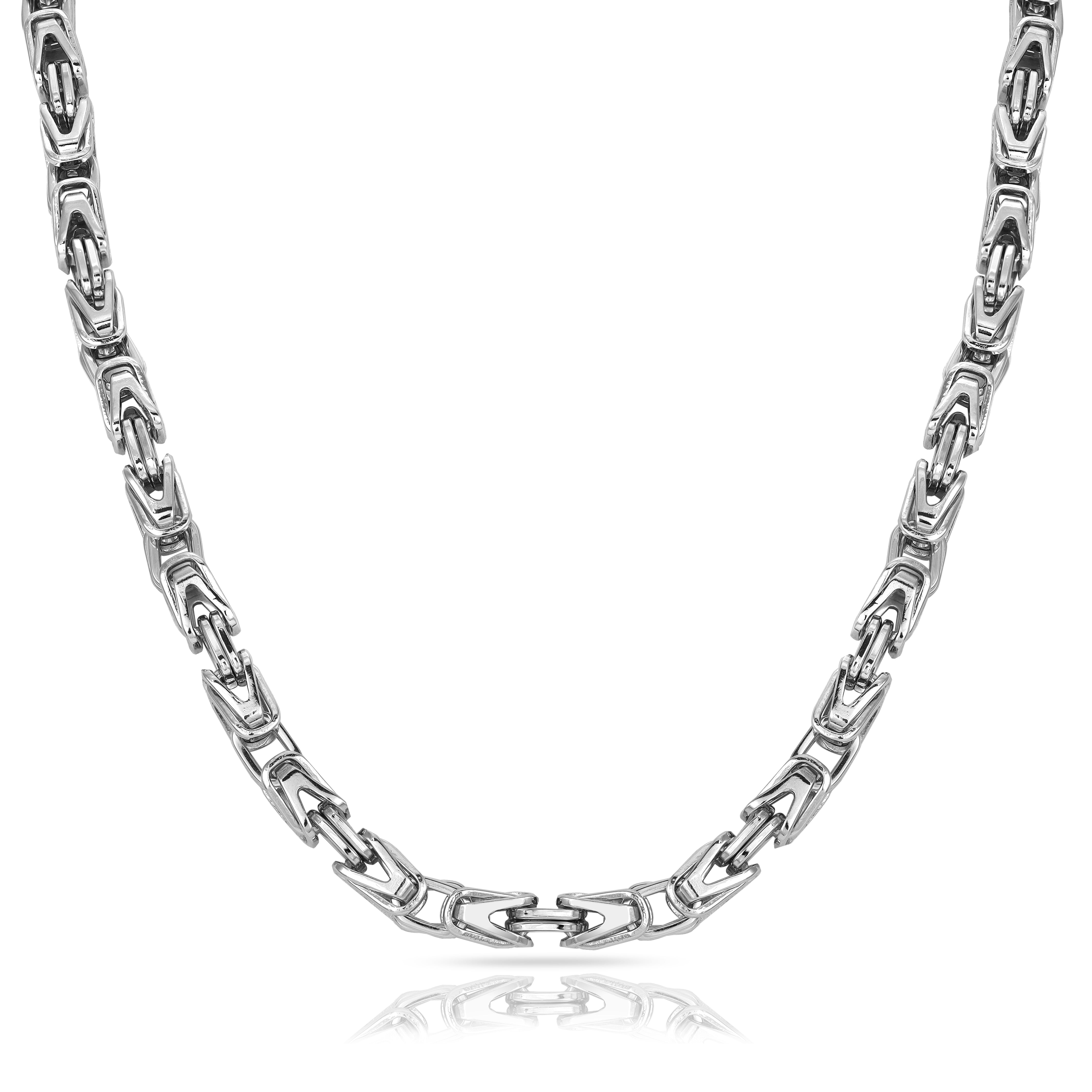 Set - Necklace + Bracelet 6mm King's Chain made of stainless steel