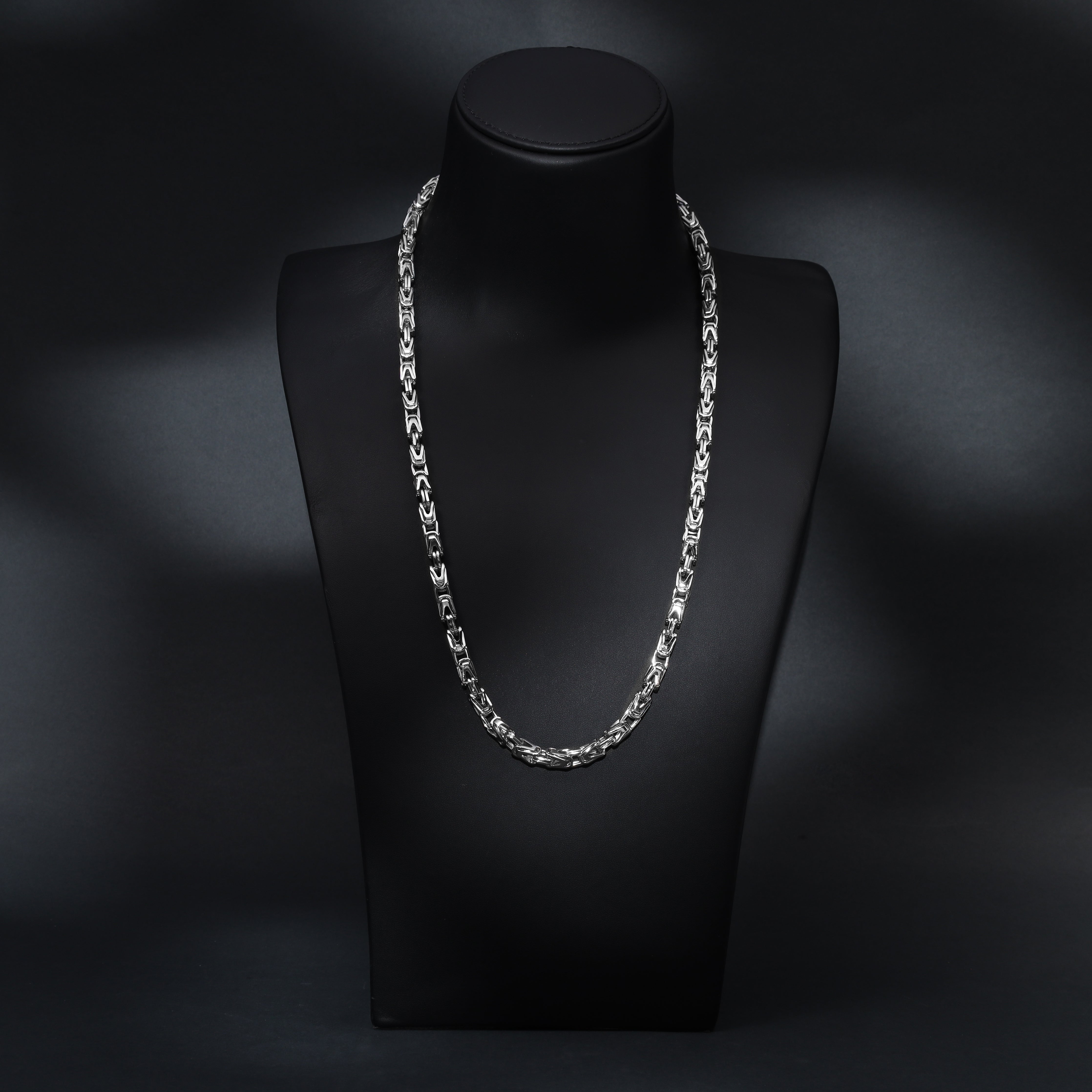 Set - Necklace + Bracelet 6mm King's Chain made of stainless steel