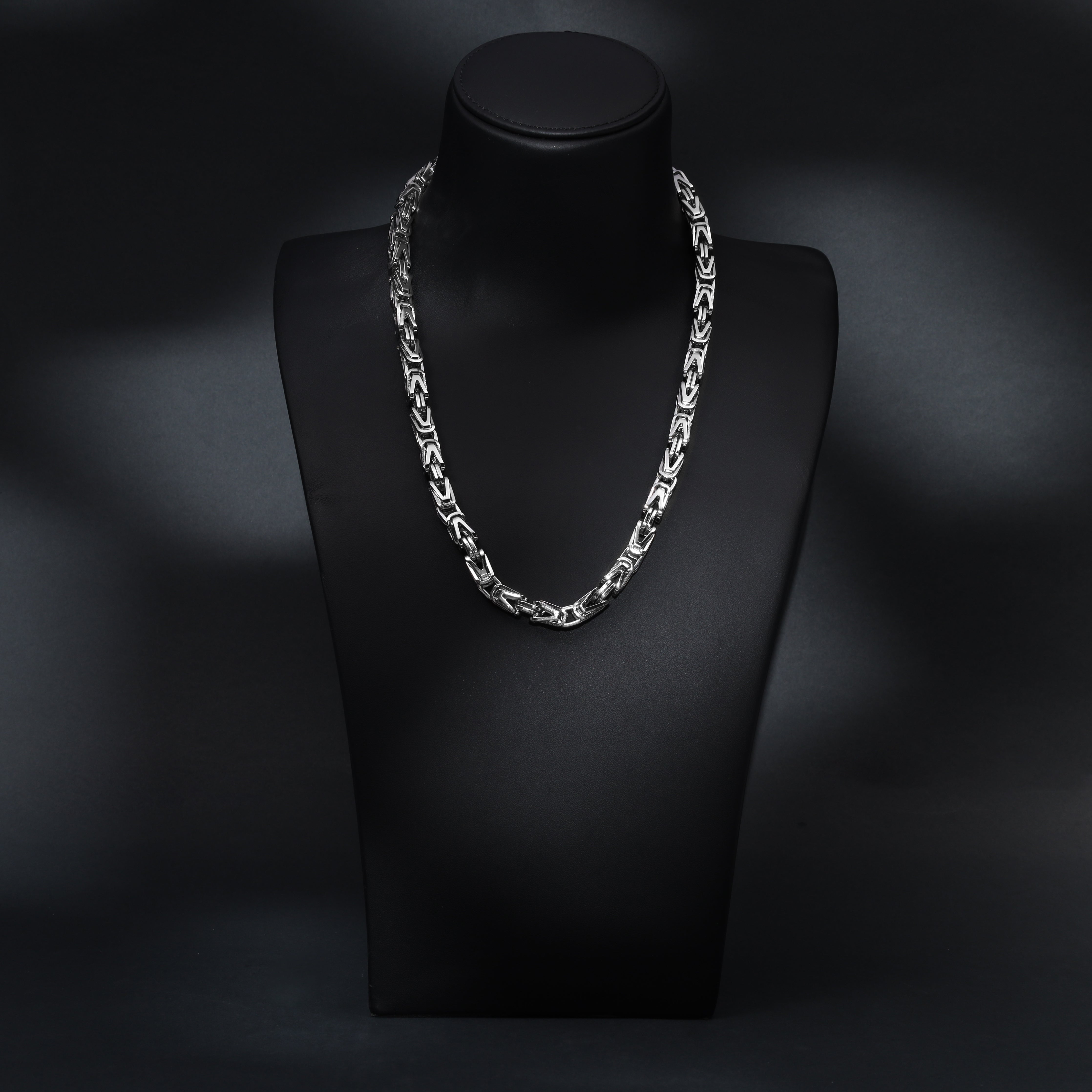 Set - Necklace + Bracelet 8mm King's Chain made of stainless steel