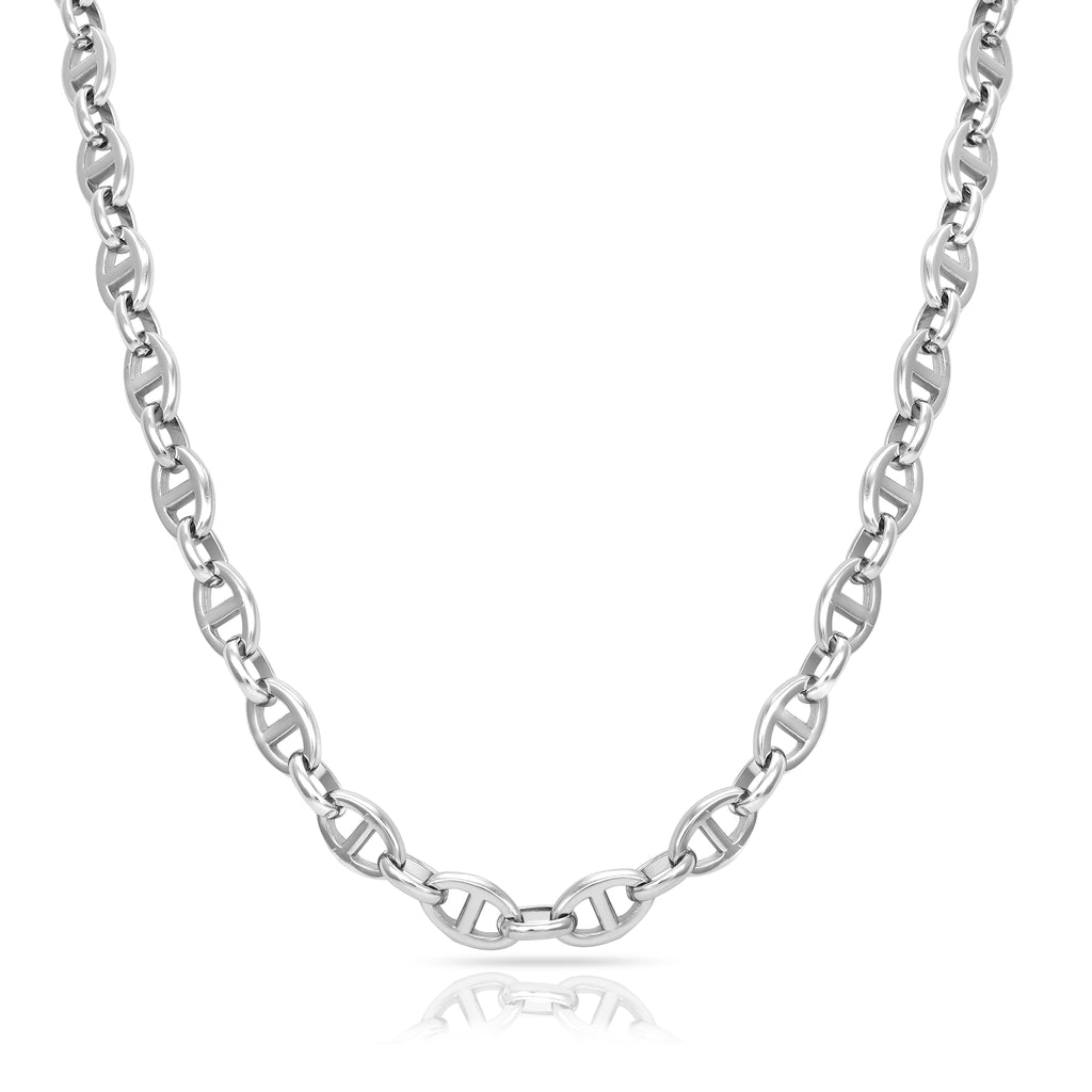 Marinerkette 8mm breit 60cm aus Edelstahl