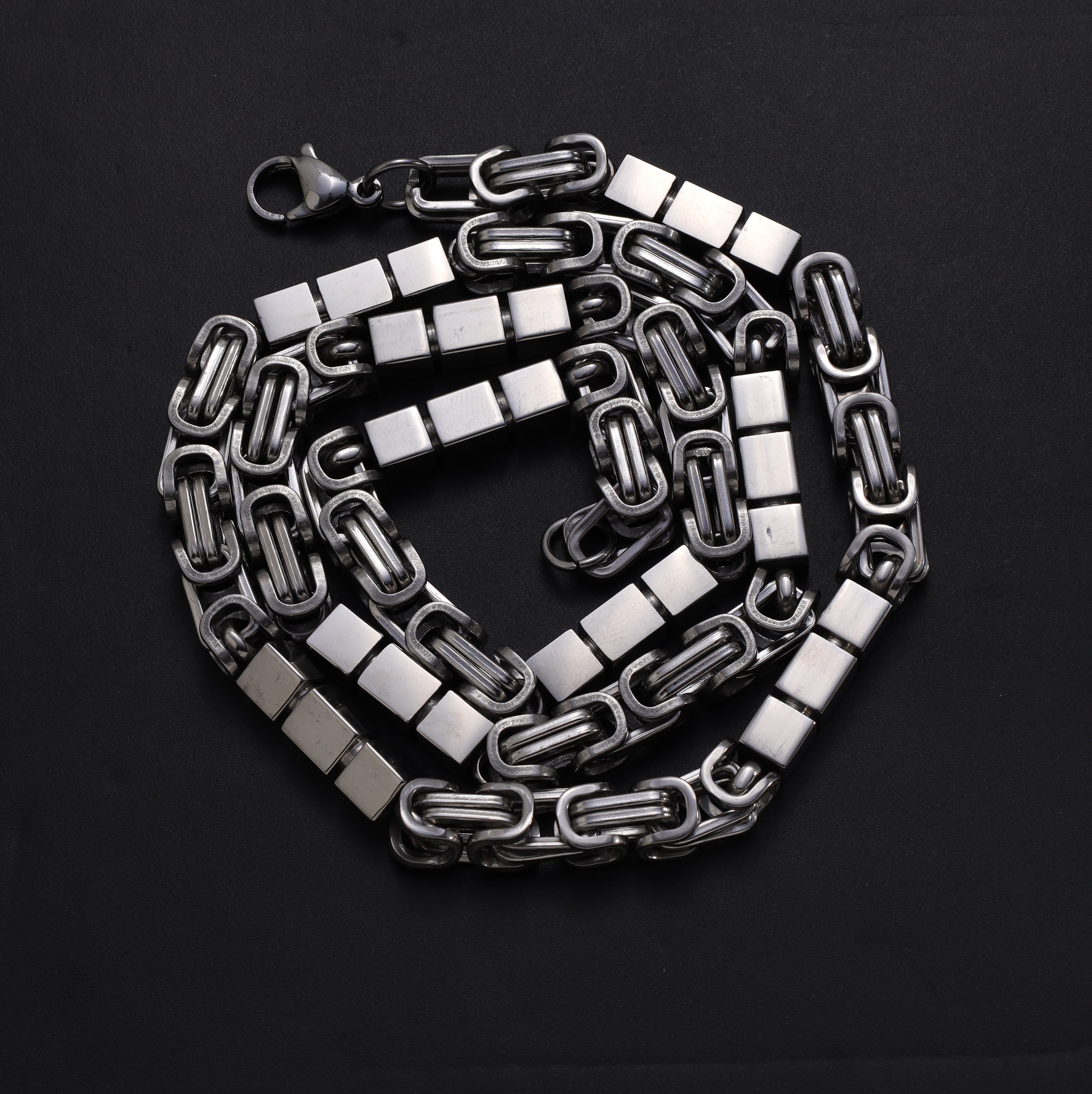 7mm king chain with blocks 60cm made of stainless steel 