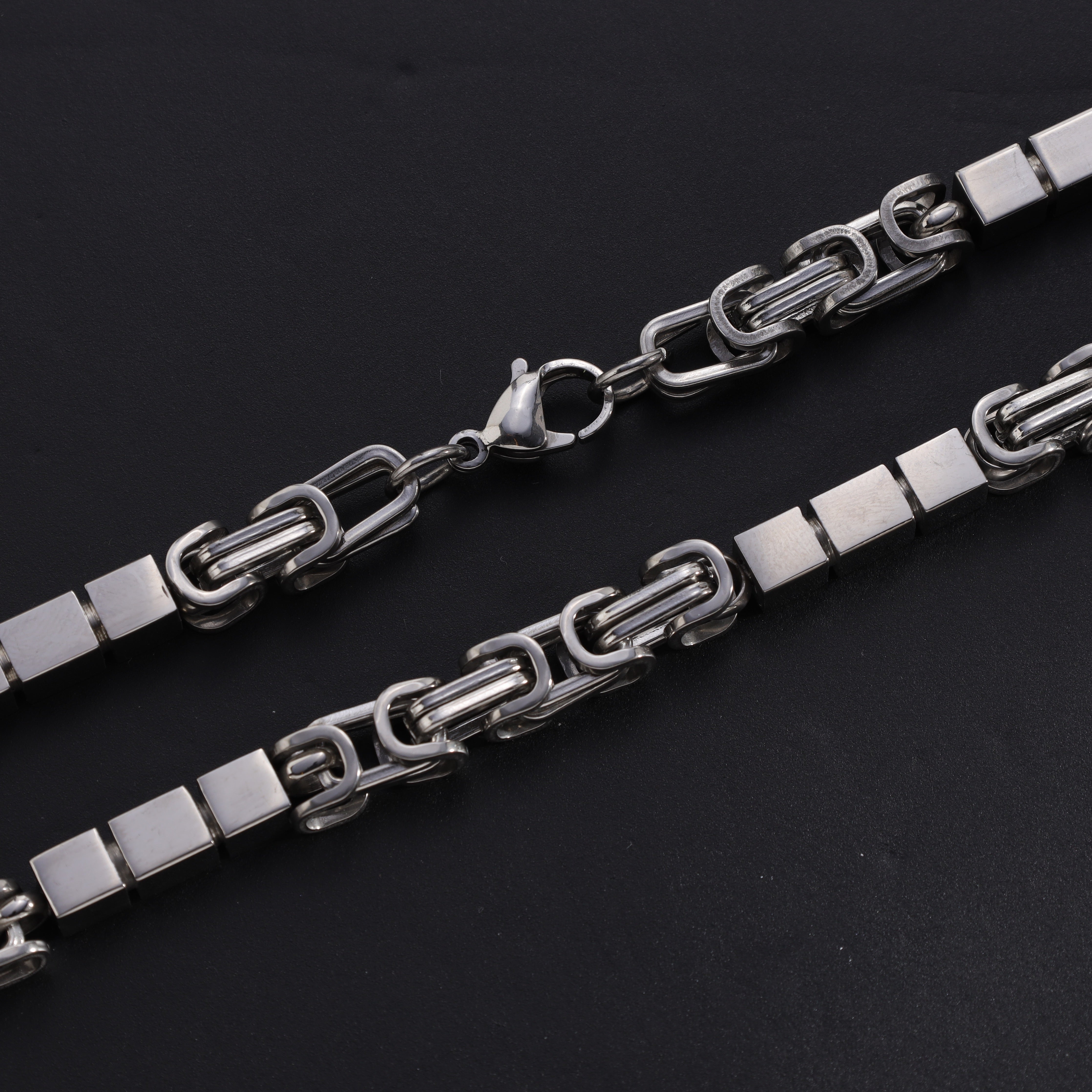 7mm king chain with blocks 60cm made of stainless steel 