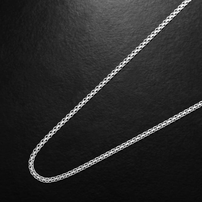 4. Bild von Bismarck Kette 3mm breit aus 925 Sterling Silber unisex