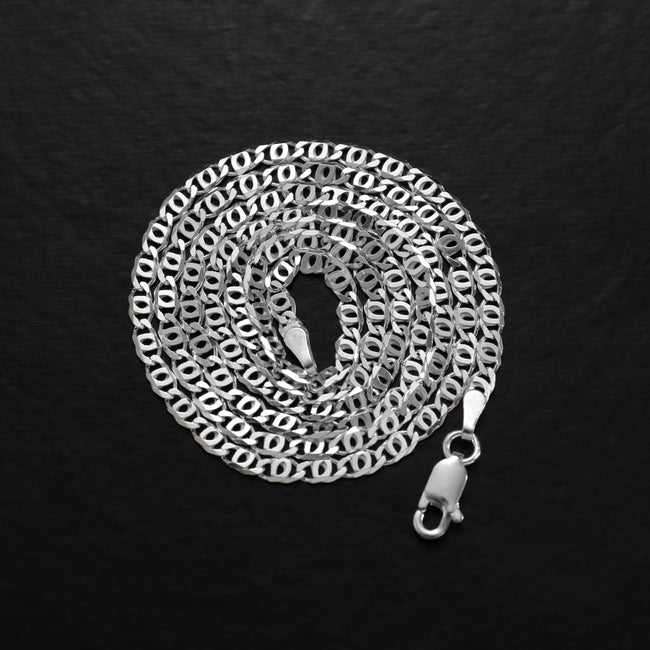 3. Bild von S Panzerkette 3mm breit aus 925 Sterling Silber unisex