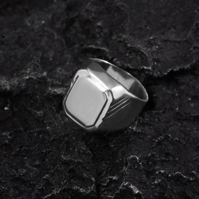 2. Bild von Siegelring Silberring aus 925 Sterlingsilber Größe 7-10