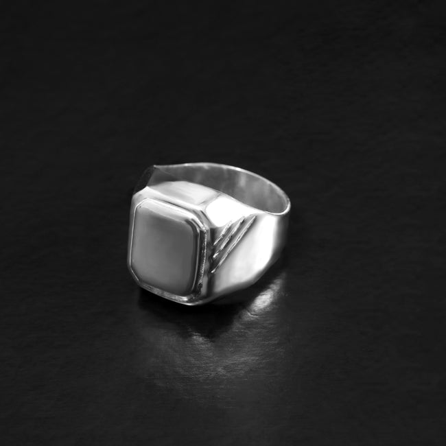 3. Bild von Siegelring Silberring aus 925 Sterlingsilber Größe 7-10
