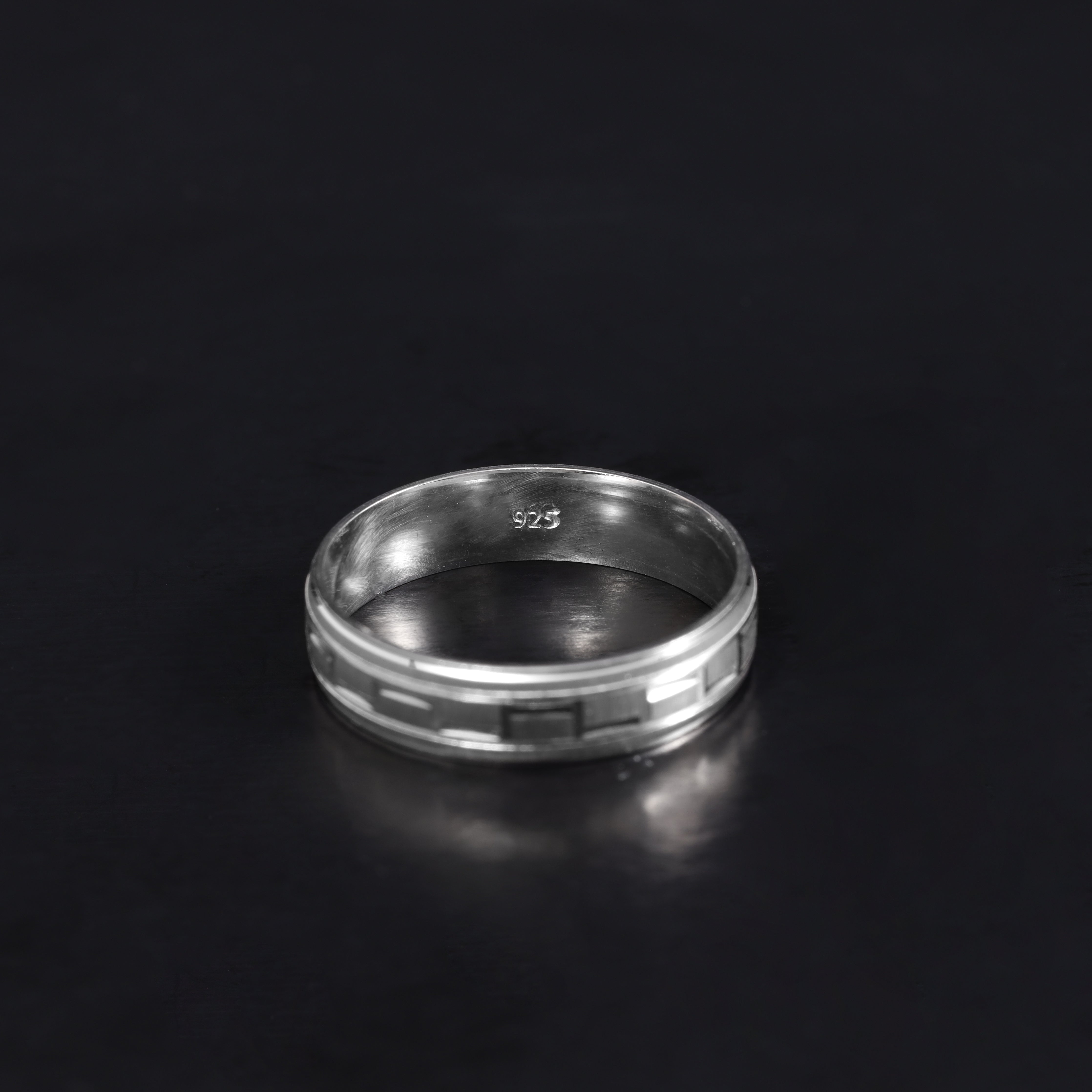 Herren Silberring 5,5mm aus 925 Sterlingsilber size 7/8/9/10/11/12/13 - Taipan Schmuck