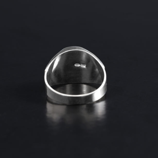 3. Bild von Siegelring Silberring aus 925 Sterlingsilber Größe 7-9