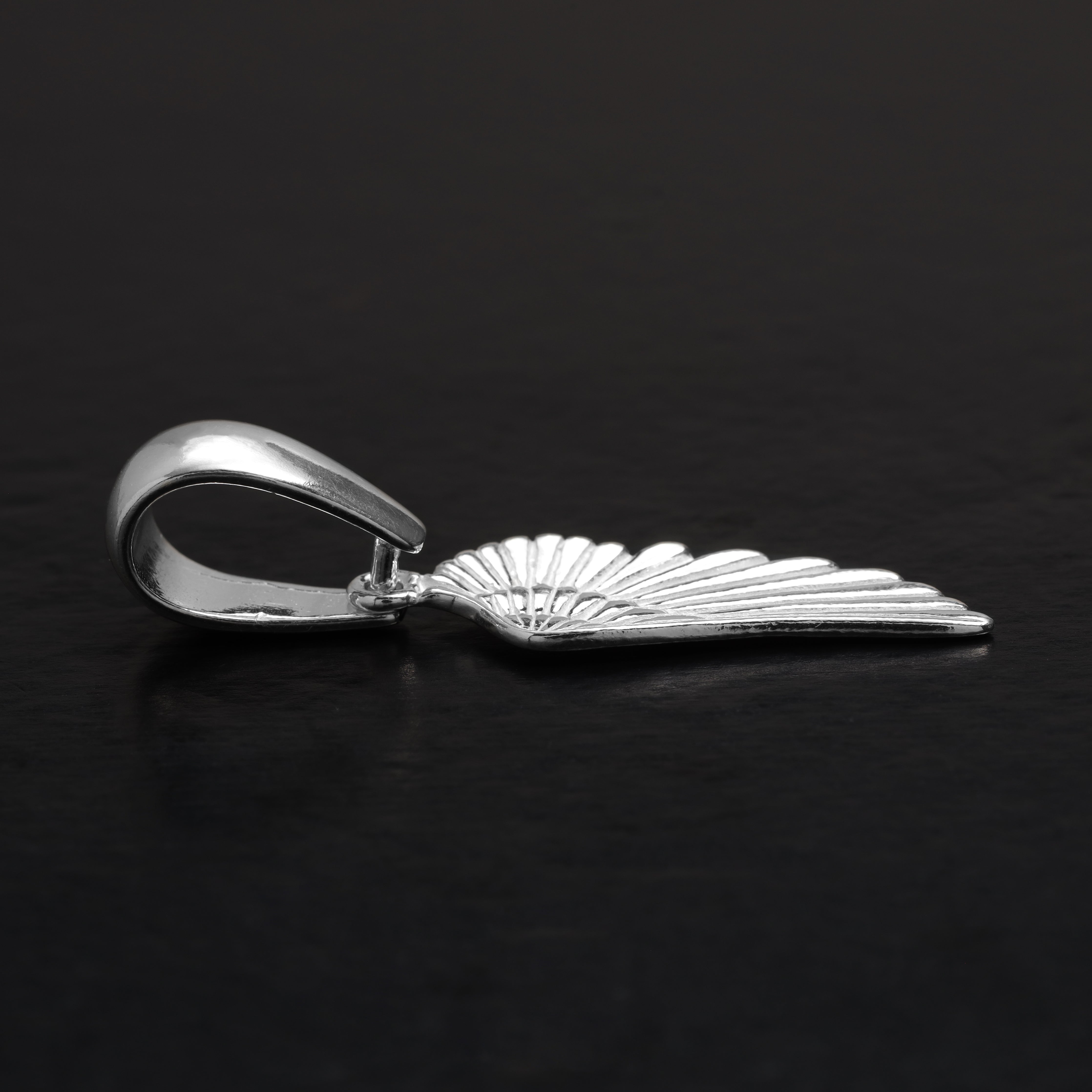 Wing pendant made of 925 sterling silver (PE472) "oriental dream" 