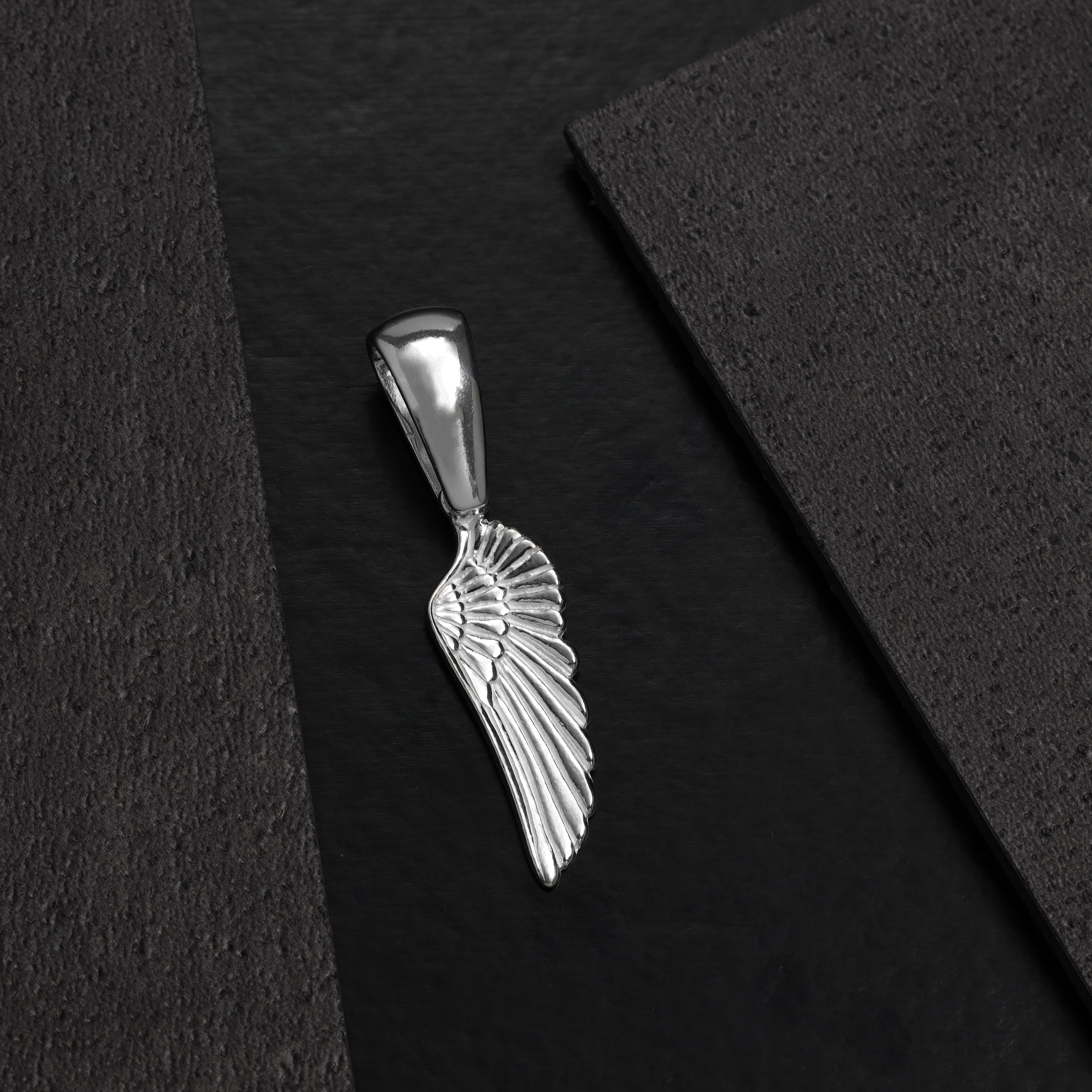 Wing pendant made of 925 sterling silver (PE472) "oriental dream" 