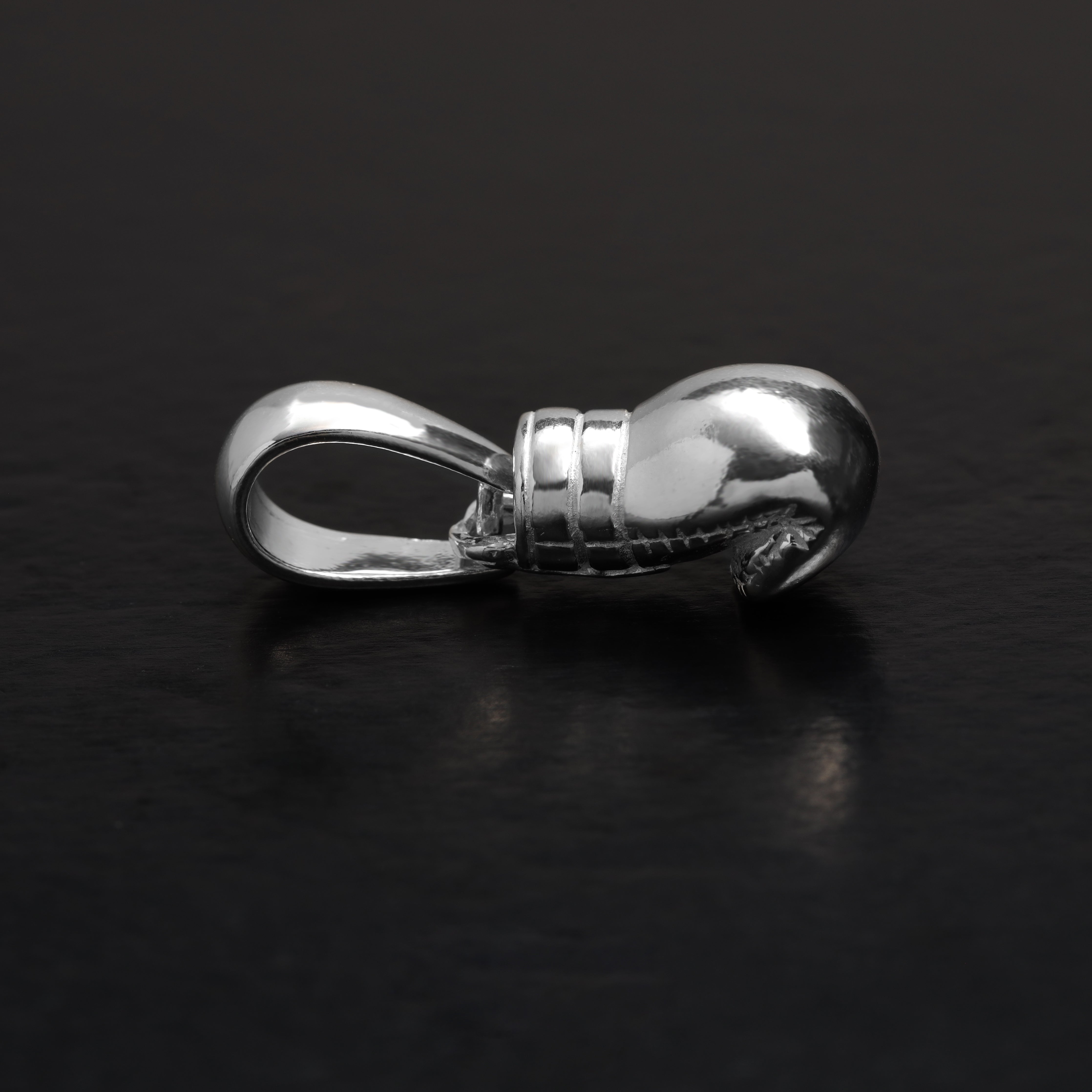 Boxing glove pendant made of 925 sterling silver (PE473) 