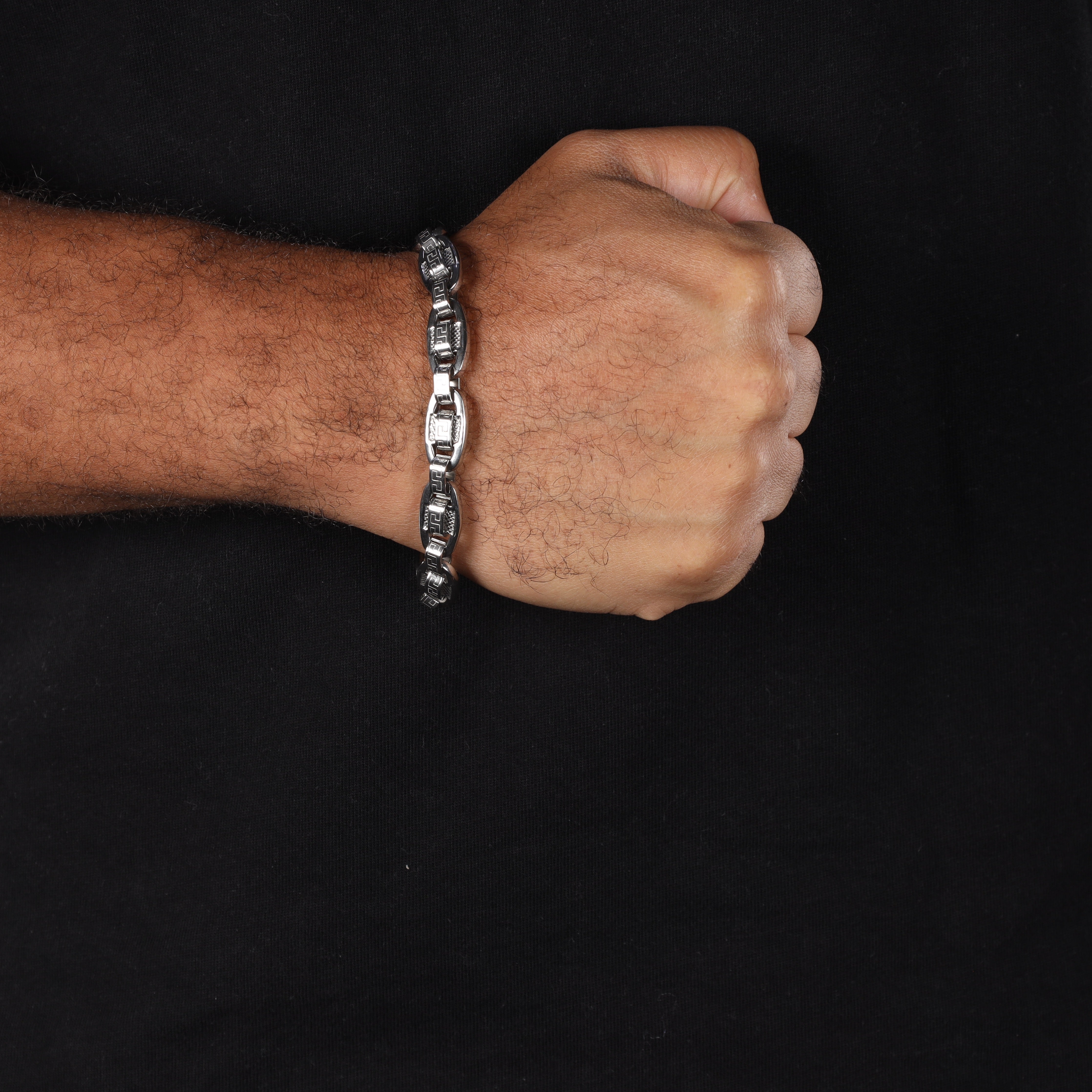 11mm Santorini design bracelet made of stainless steel