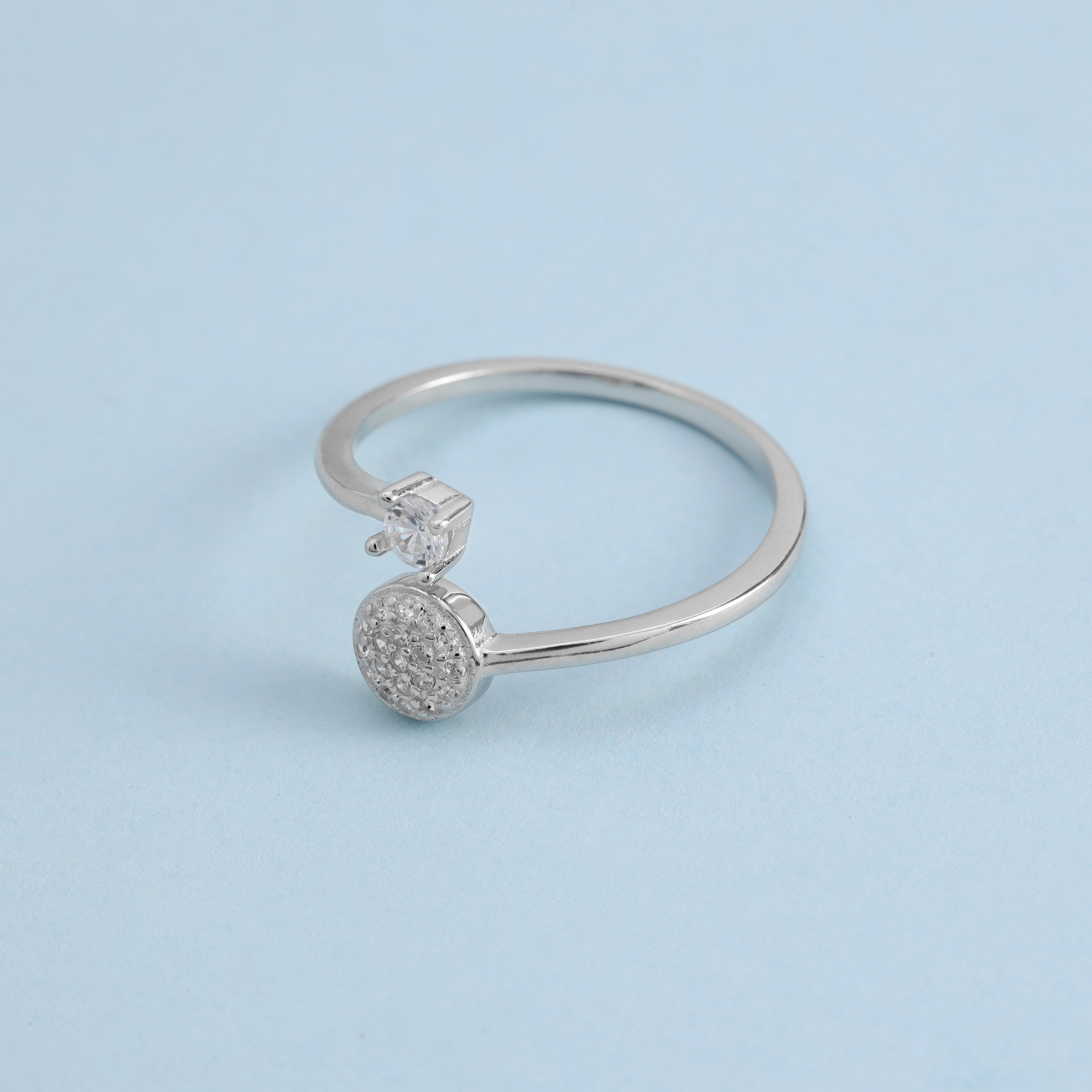 Damen Silberring Zirkonia Ring aus 925 Sterlingsilber - Taipan Schmuck