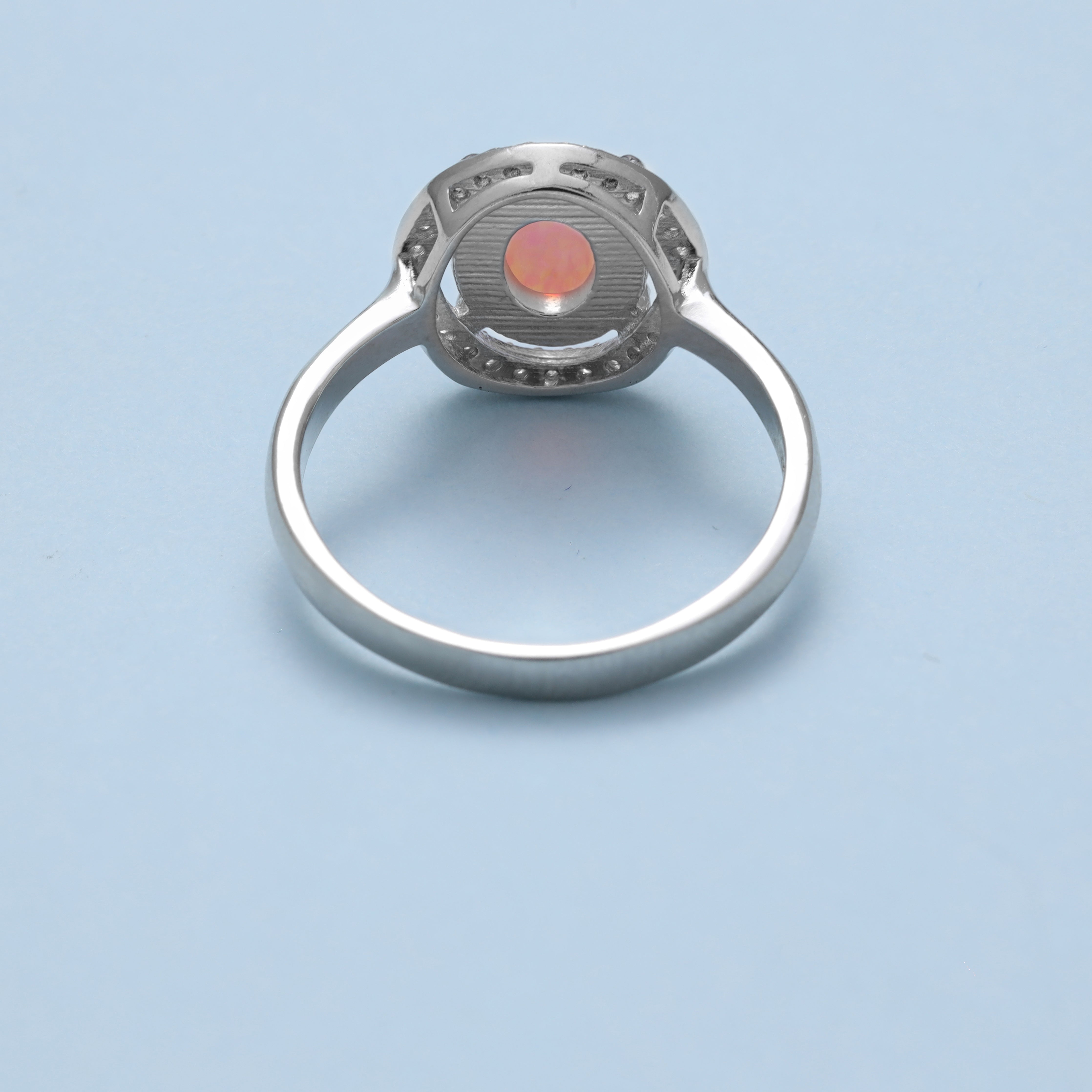 Damen Silberring rosa Zirkonia Ring Gr. 6/7/8/9 aus 925 Sterlingsilber - Taipan Schmuck