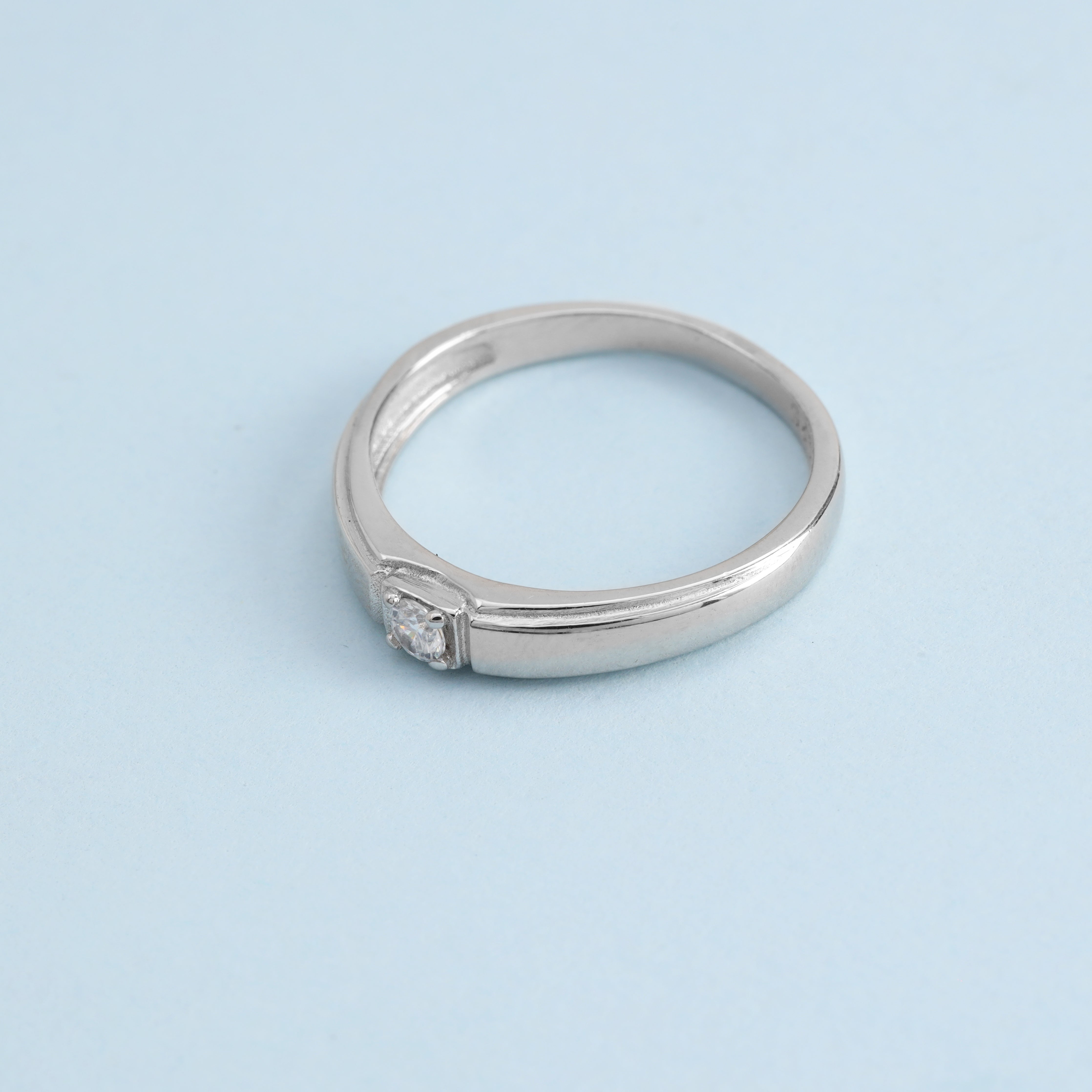 Verlobungsring Antragsring Damen Silberring Zirkonia Ring Gr. 6/7/8/9 aus 925 Sterlingsilber - Taipan Schmuck