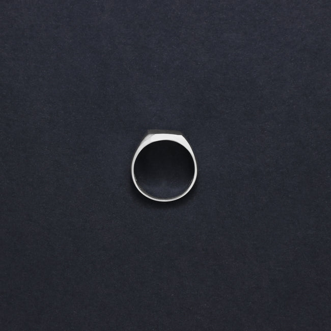12. Bild von Eleganter Siegelring Silberring aus 925 Sterlingsilber Größe 8-12
