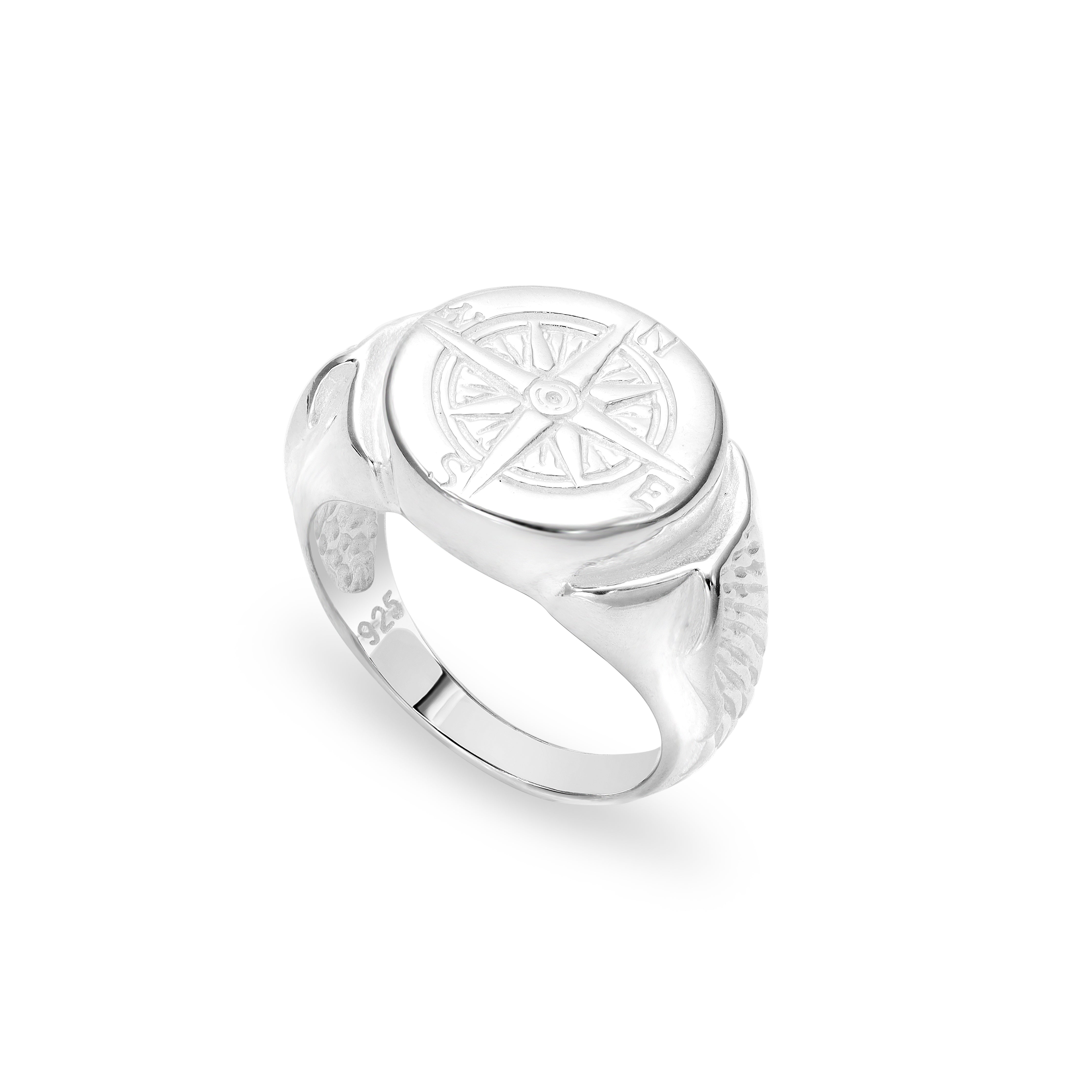 Compass silver ring made of 925 sterling silver size 8-12 "Oriental Dream"