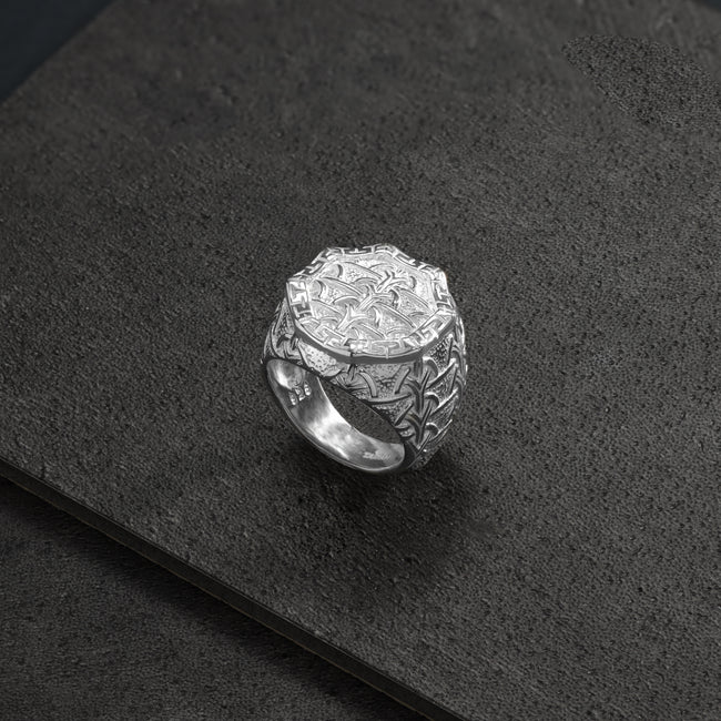 5. Bild von Silberring aus 925 Sterlingsilber Größe 8-12 "Oriental Dream"