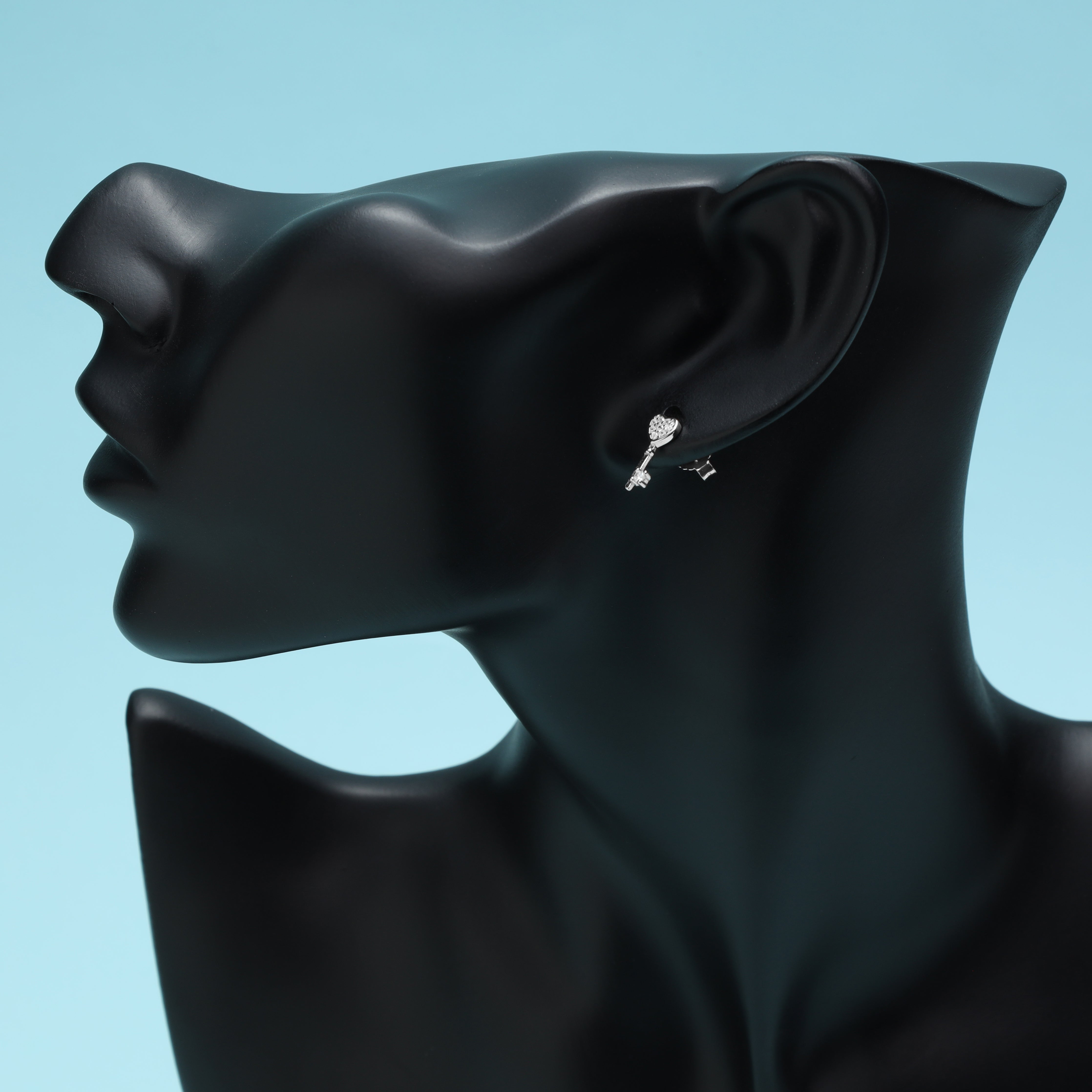 Damen Ohrringe Hertz Key aus 925 Sterlingsilber - Taipan Schmuck