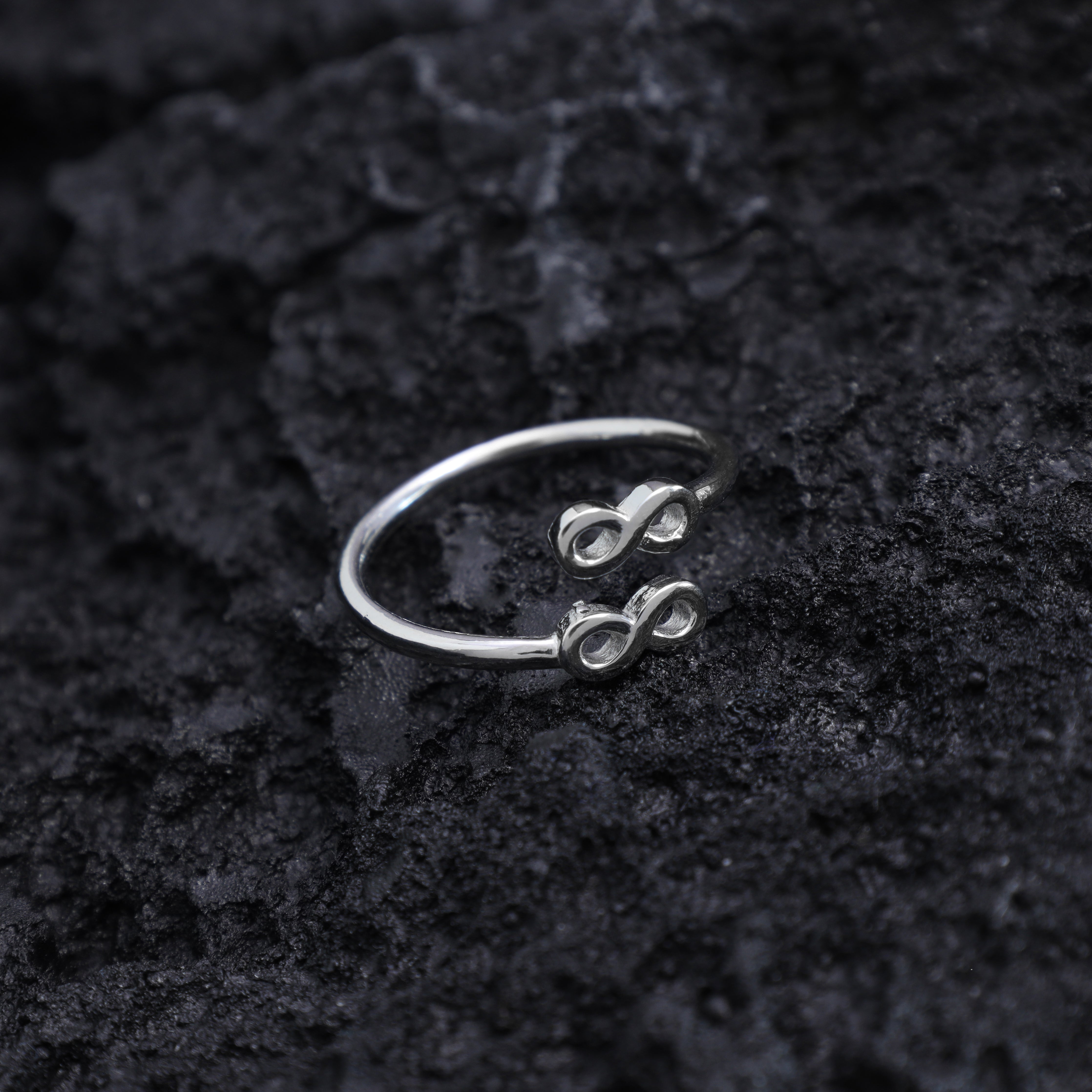 Damen Silberring Infinity Ring aus 925 Sterlingsilber - Taipan Schmuck