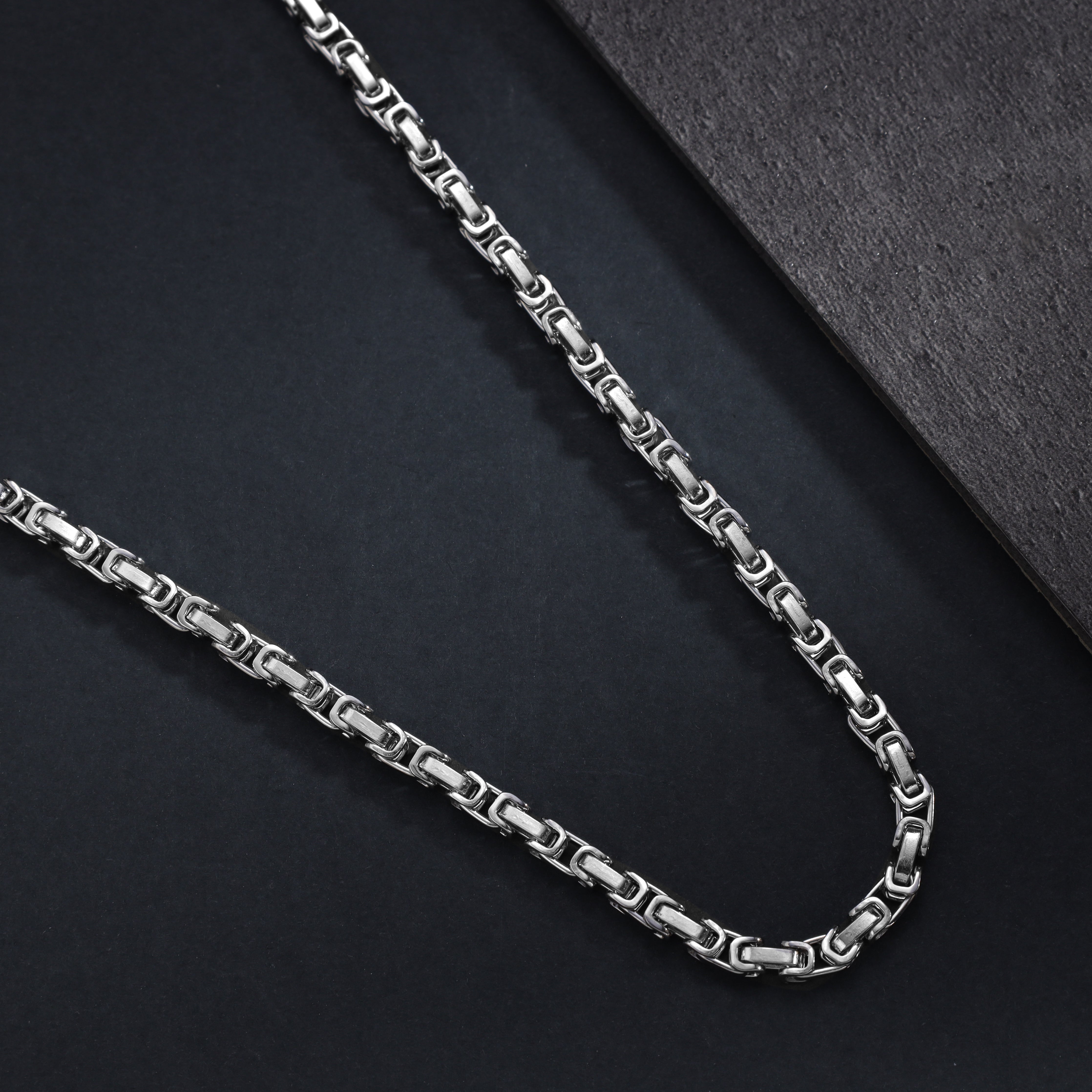 King's chain 4mm wide made of stainless steel