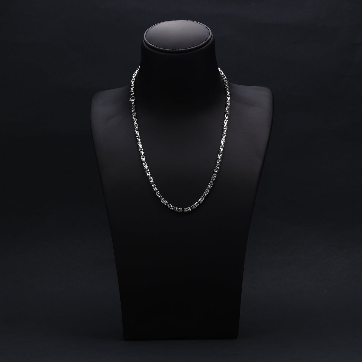 Set - Kette + Armband 4mm Königskette aus Edelstahl
