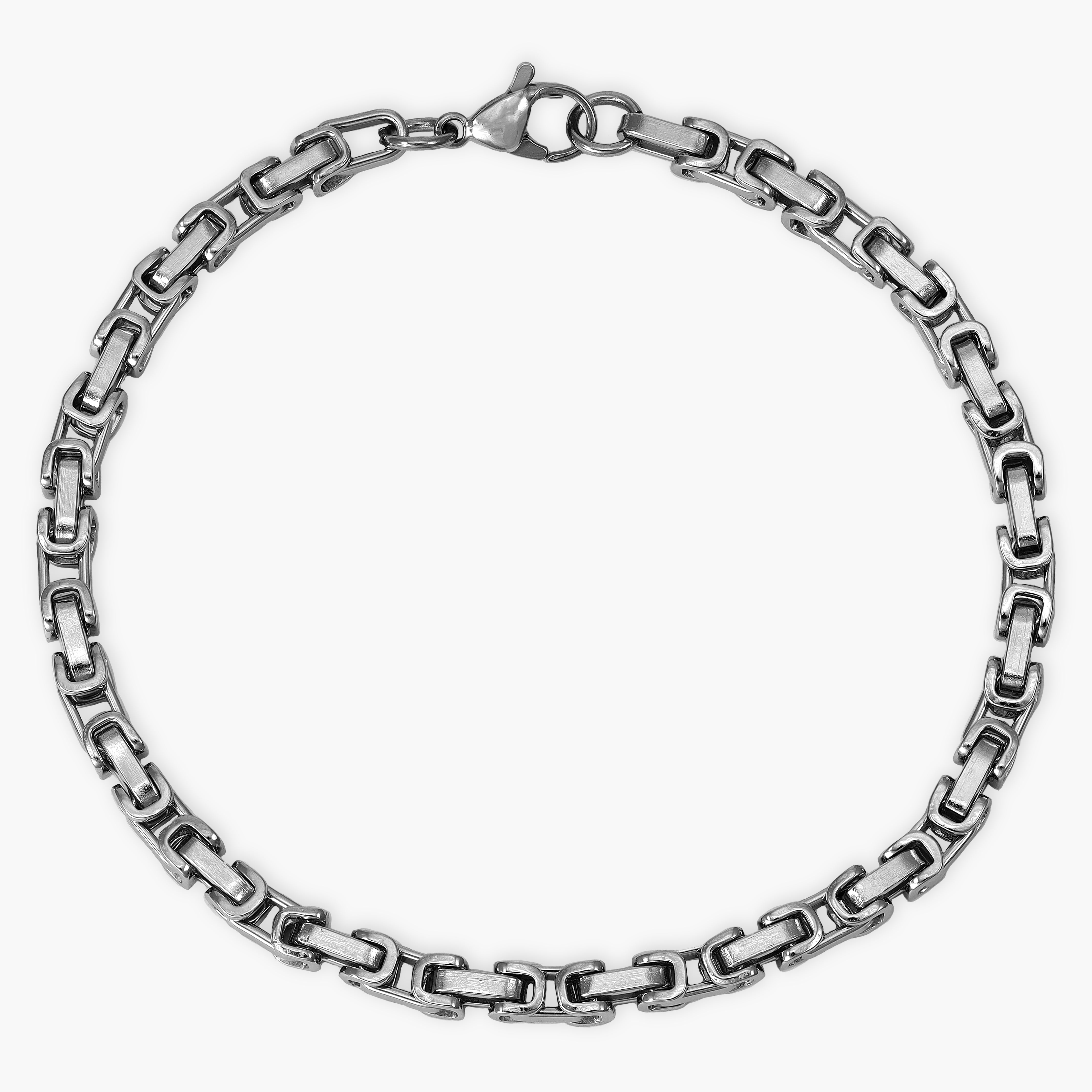 4mm King's Chain Bracelet made of stainless steel 