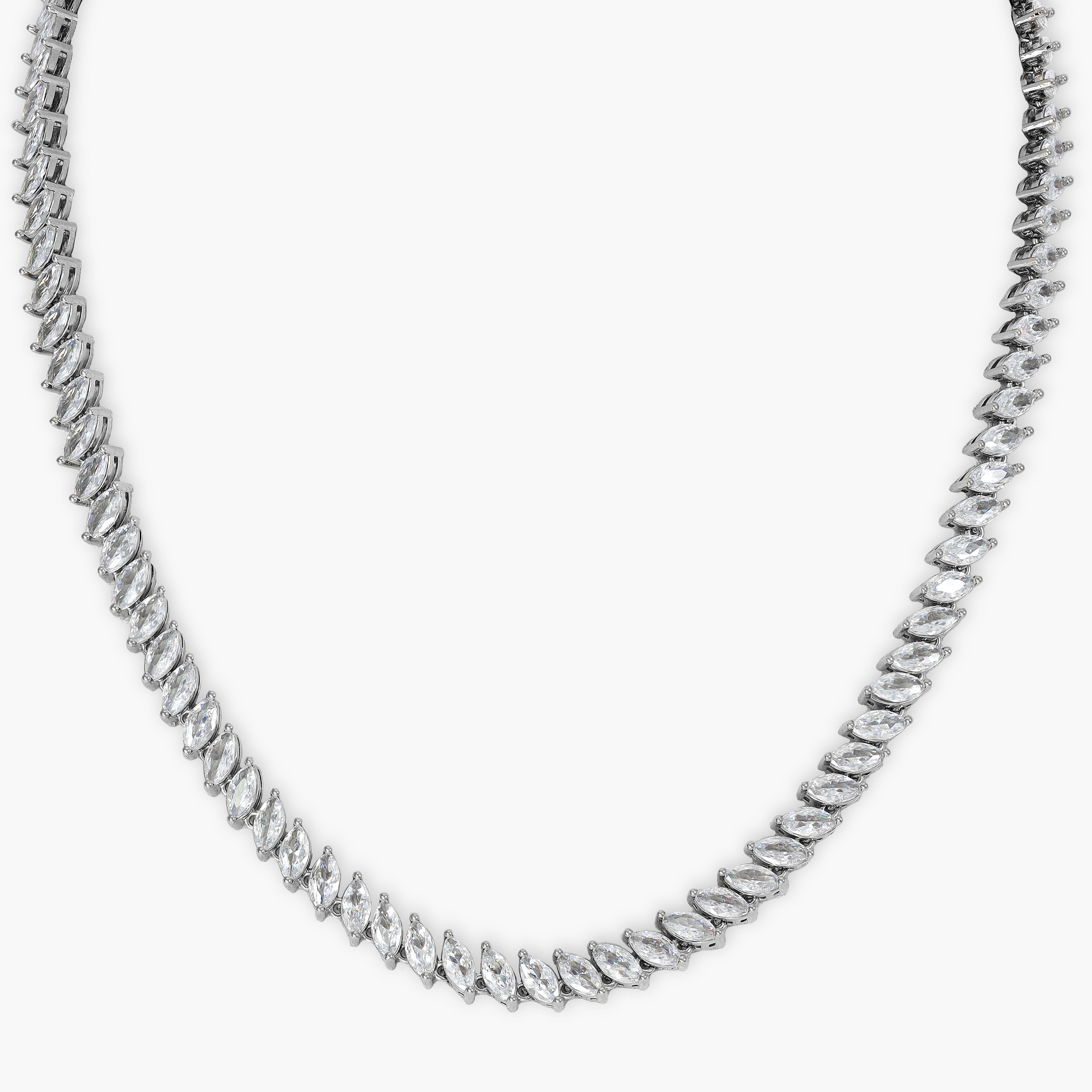 Damen Tennis Chain Iced Out Kette 6mm