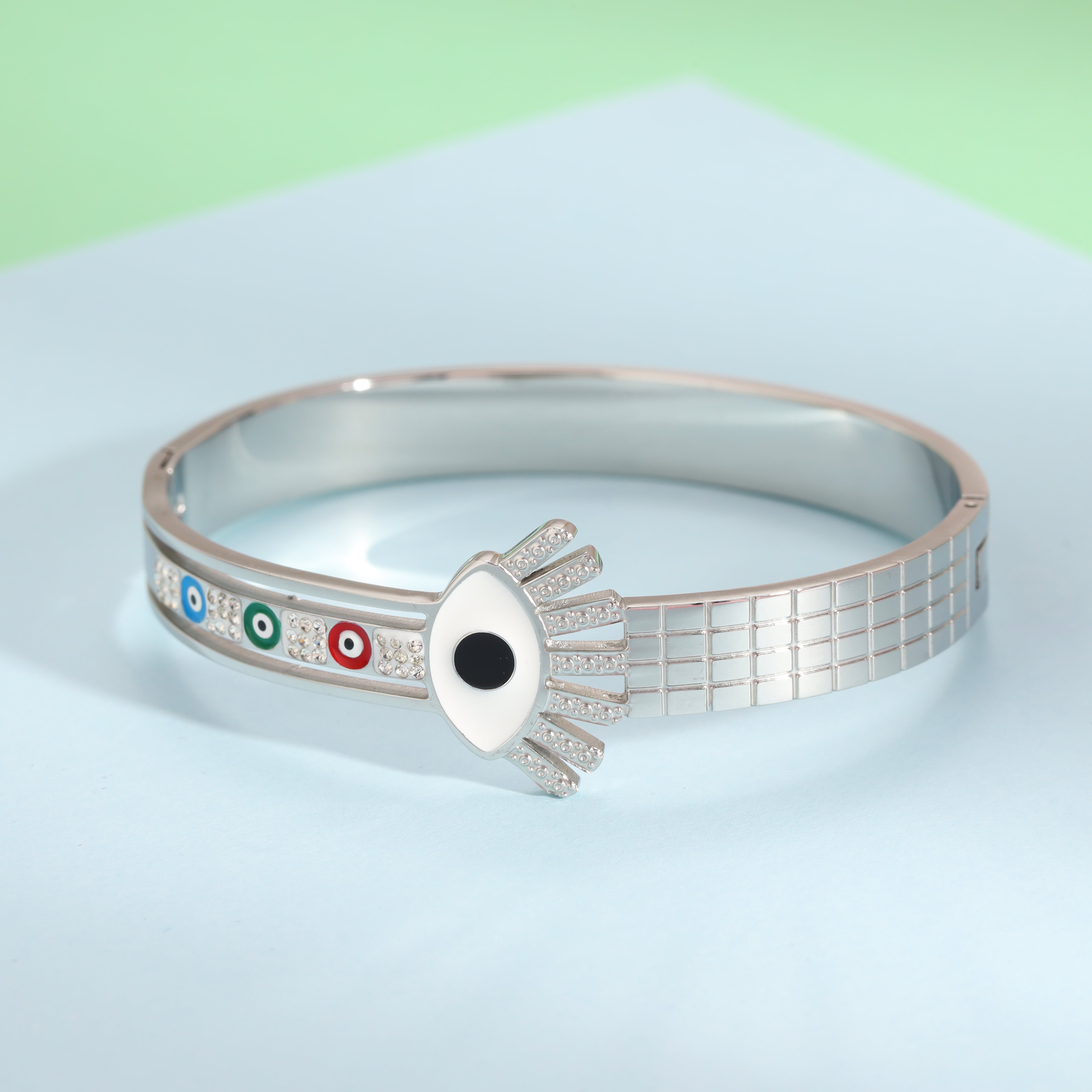 8mm Damen Armreifen Armband aus Edelstahl - Taipan Schmuck