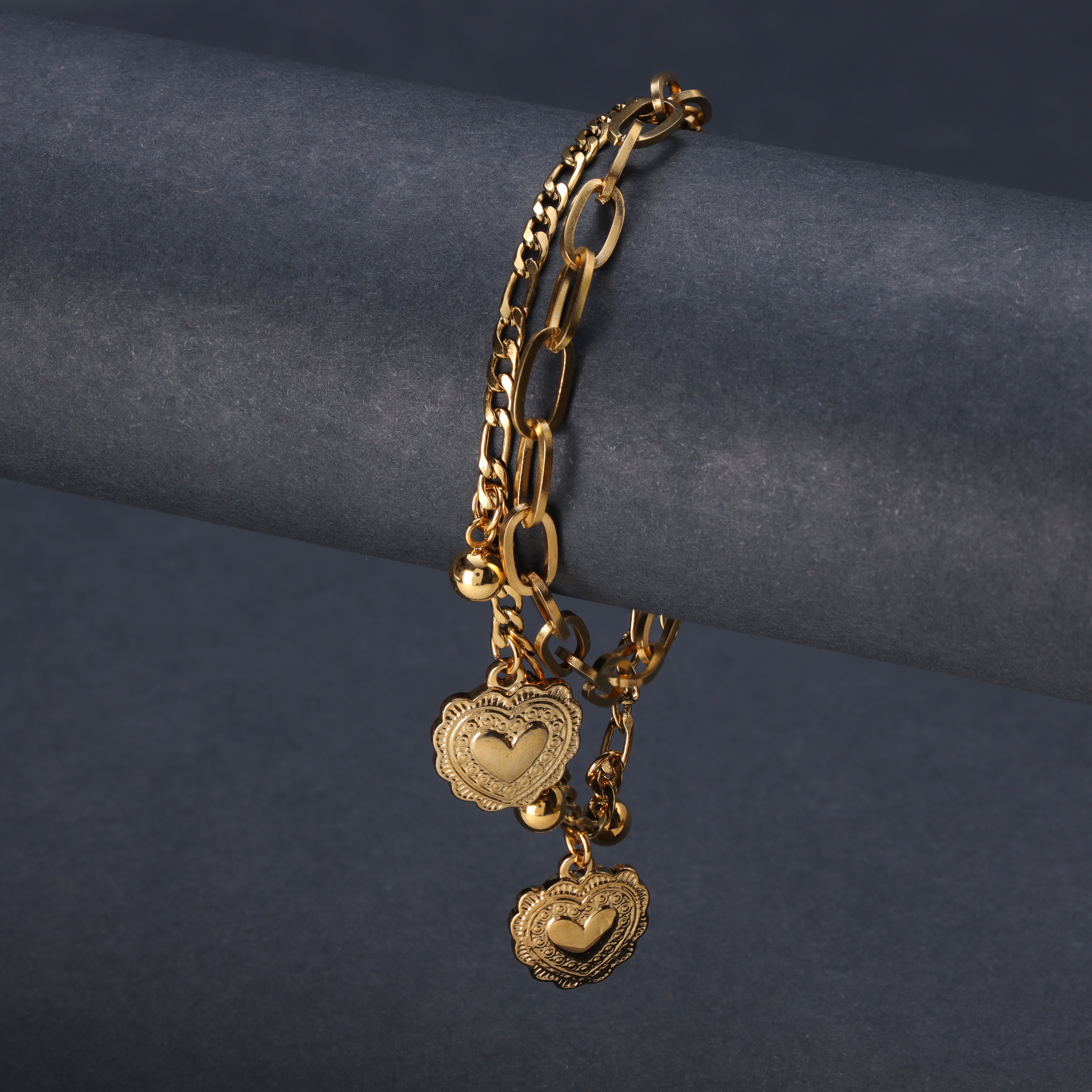 Layering Damen Armband aus Edelstahl 18K Vergoldet - Taipan Schmuck